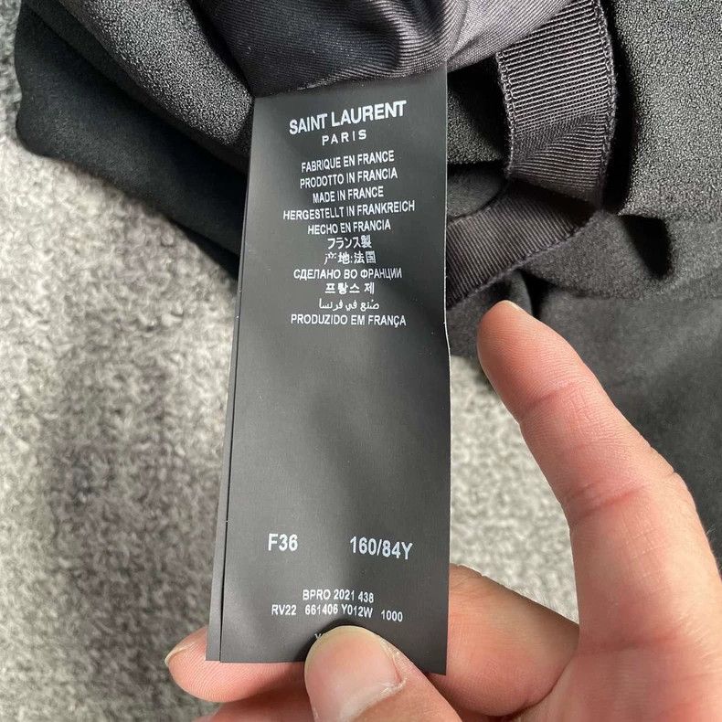 Saint Laurent Paris Saint Laurent Paris Long black silk shirt 2505-Nextarrow Size XS / US 0-2 / IT 36-38 - 5 Thumbnail