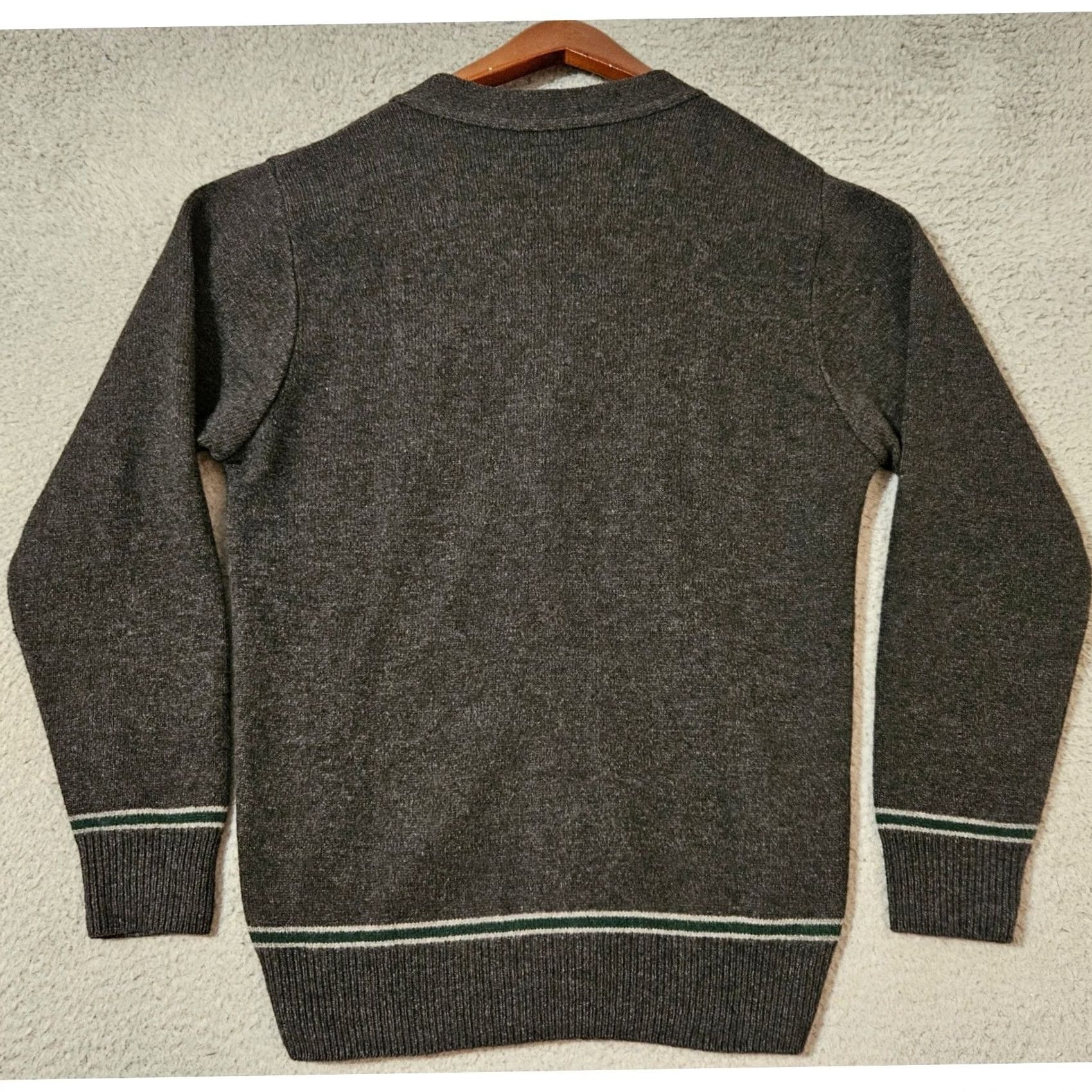 Vintage Wizarding World Harry Potter Slytherin Wool Blend Cardigan Sweater Gray Size S Mens Size US S / EU 44-46 / 1 - 2 Thumbnail