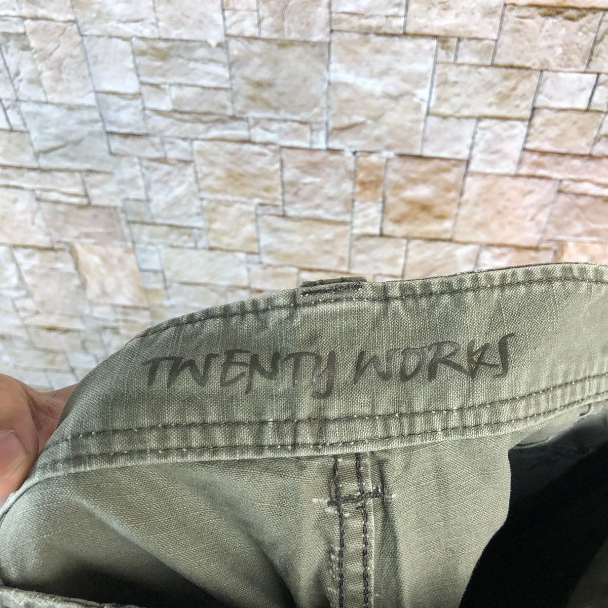 Faded Glory × Japanese Brand Twenty Works Green utility tactical Cargo Pants #A1143 Size US 31 - 20 Thumbnail
