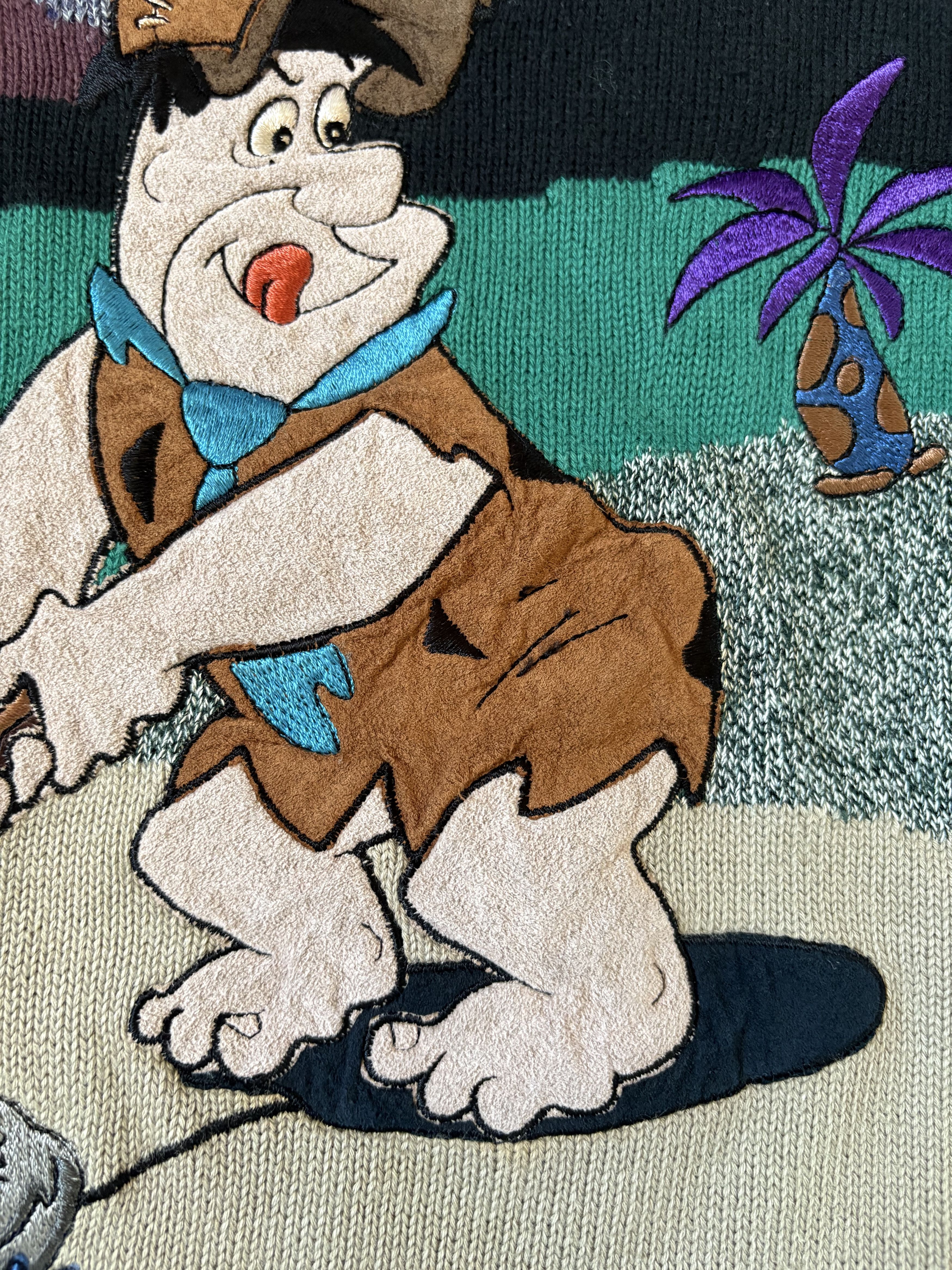 Warner Bros Rare Vintage Sweater: flintstones Warner Bros Size US XL / EU 56 / 4 - 4 Thumbnail