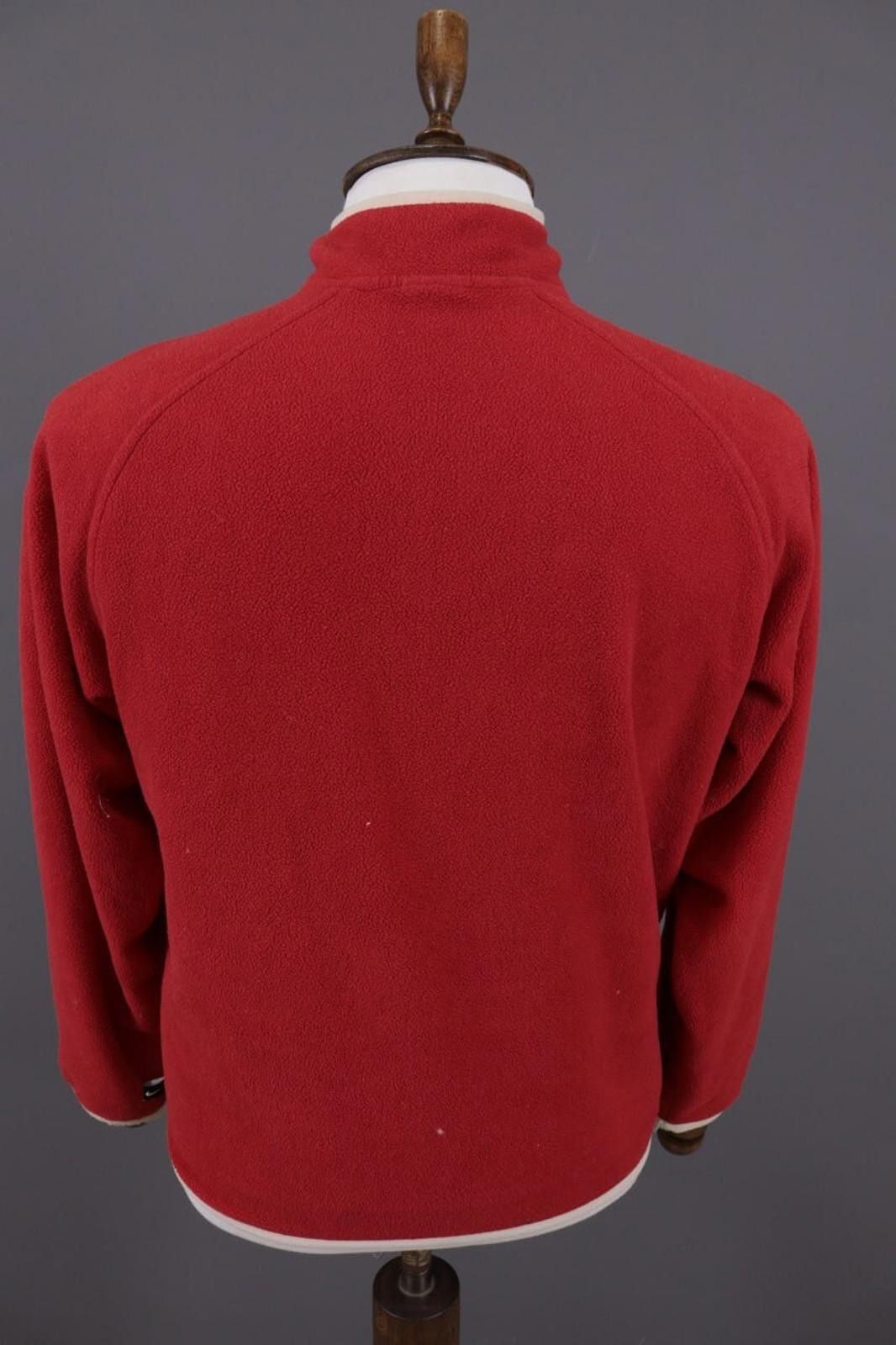 Nike Vintage Nike Red High Fleece Jacket Jumper Sweater Size L Size US L / EU 52-54 / 3 - 6 Thumbnail