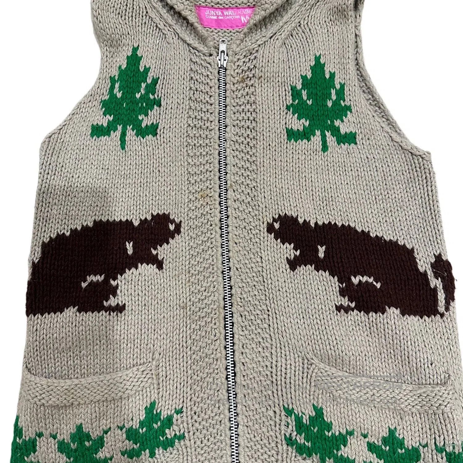 Junya Watanabe Junya Watanabe 2004 Gray Knit Vest. Size M / US 6-8 / IT 42-44 - 2 Thumbnail