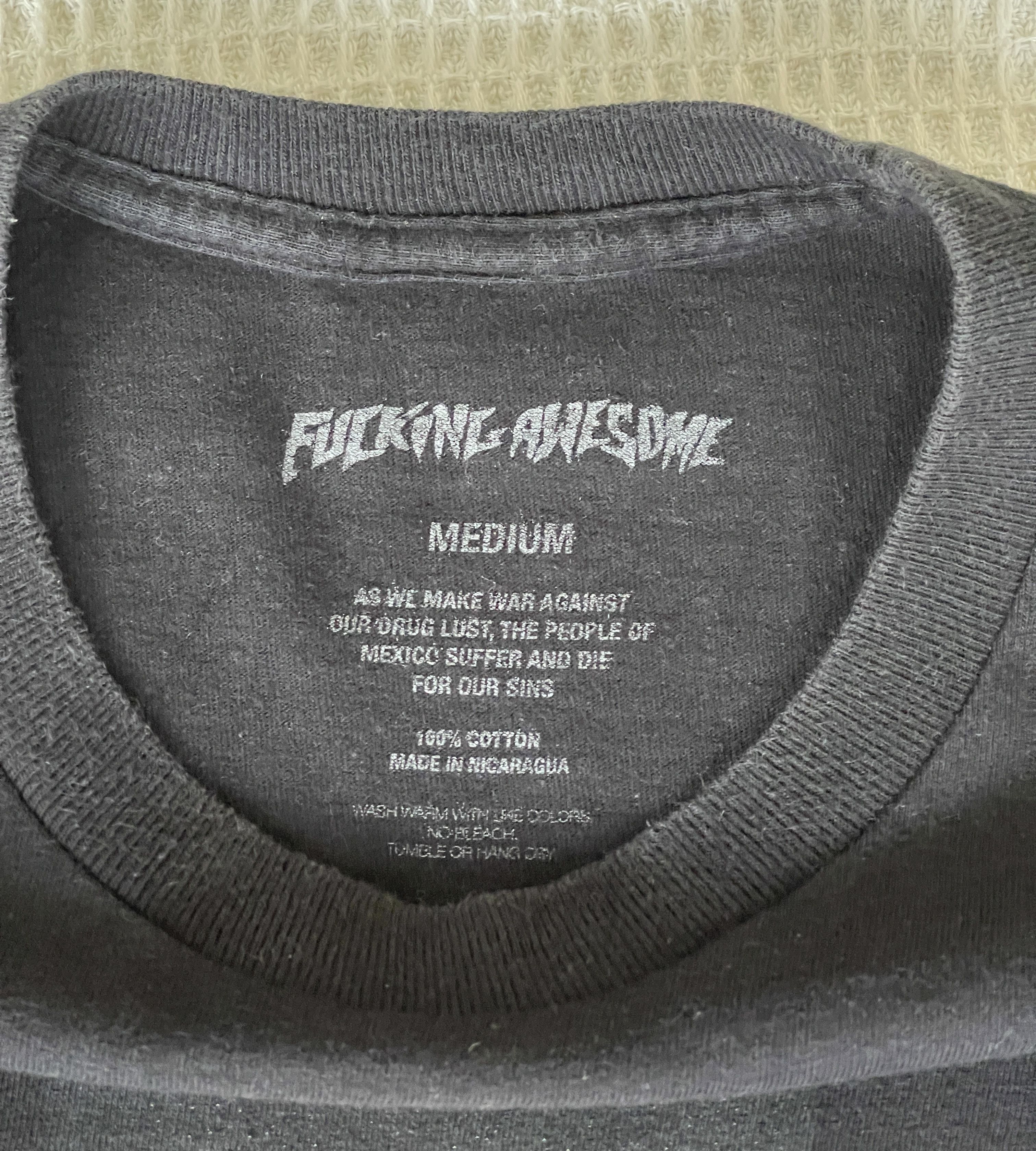 Fucking Awesome Vintage🔥Fucking Awesome🔥Rider's Grace Tshirt Size US S / EU 44-46 / 1 - 9 Thumbnail