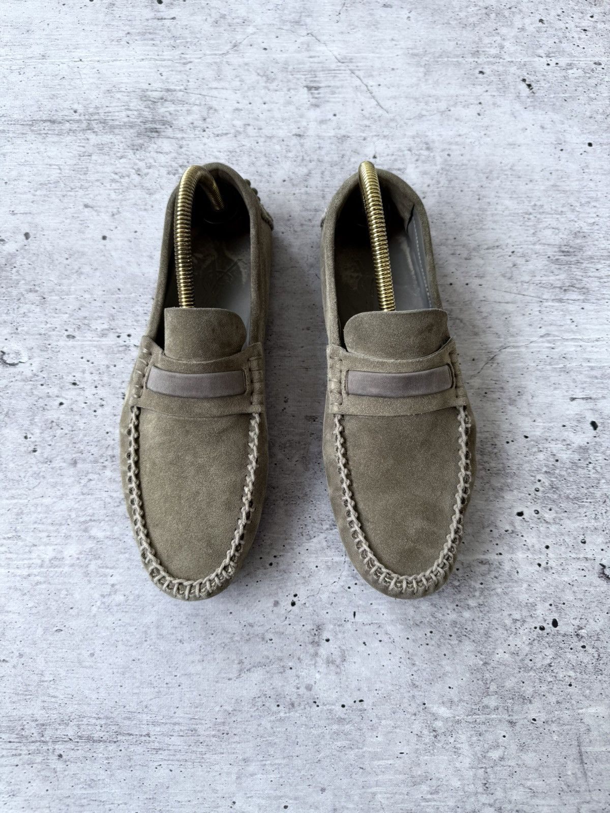 Yves Saint Laurent Yves Saint Laurent YSL Light Suede Men’s Moccasin Size US 7 / EU 40 - 1 Thumbnail