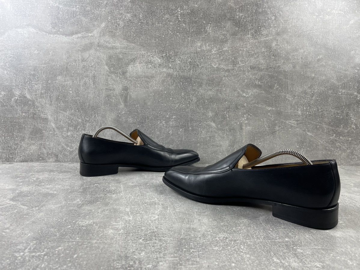 Gucci × Vintage Gucci Archive Black Leather Moccasins Slip-on Shoes Size US 10 / EU 43 - 9 Thumbnail