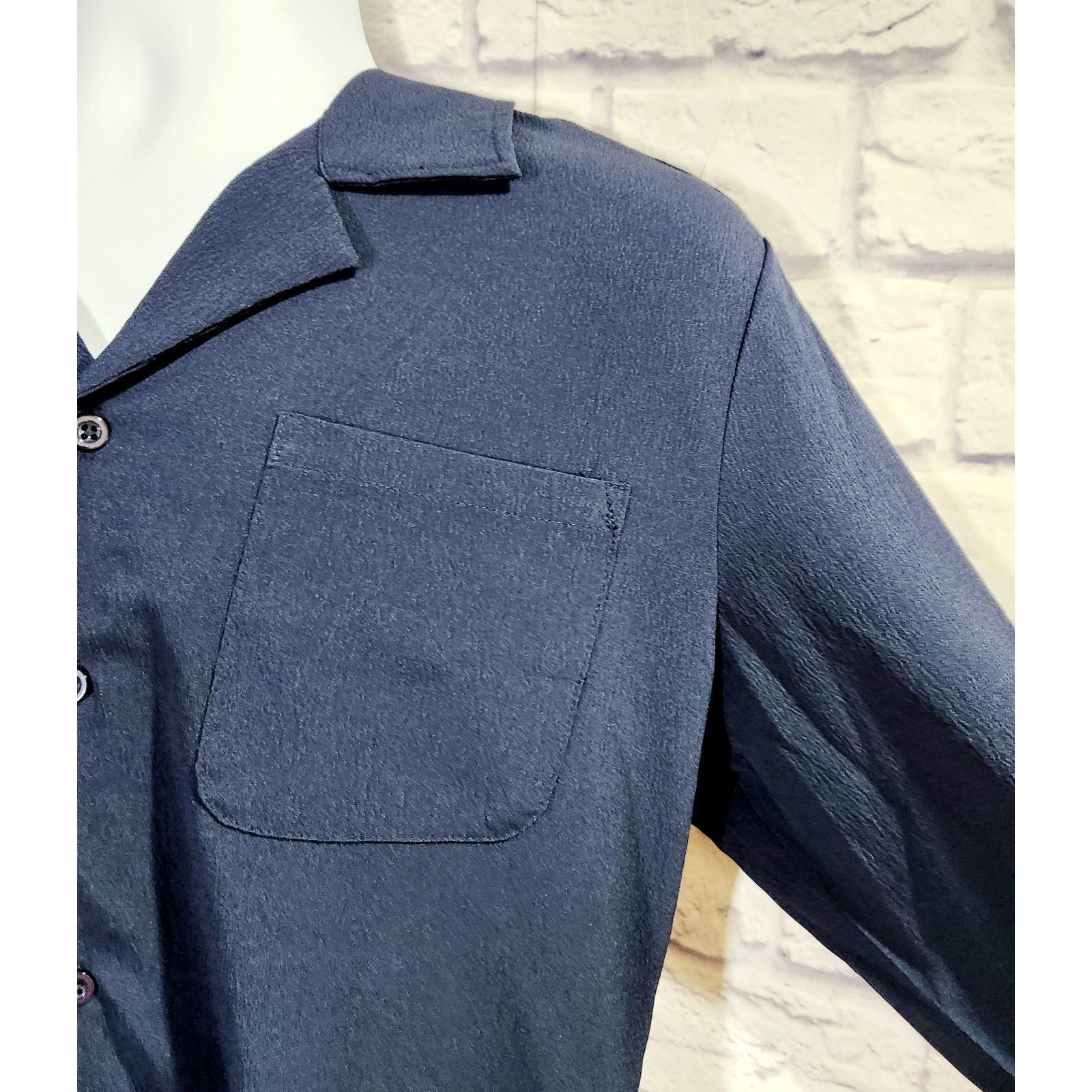 Other COOFANDY Dark Blue Button Down Long Sleeve Shirt Large NWOTS Size US L / EU 52-54 / 3 - 2 Thumbnail