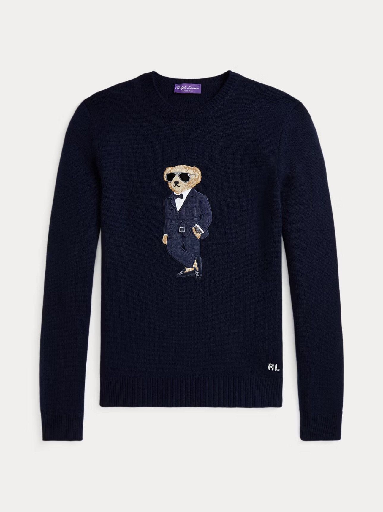 Ralph Lauren Purple Label Polo Bear Cashmere Sweater