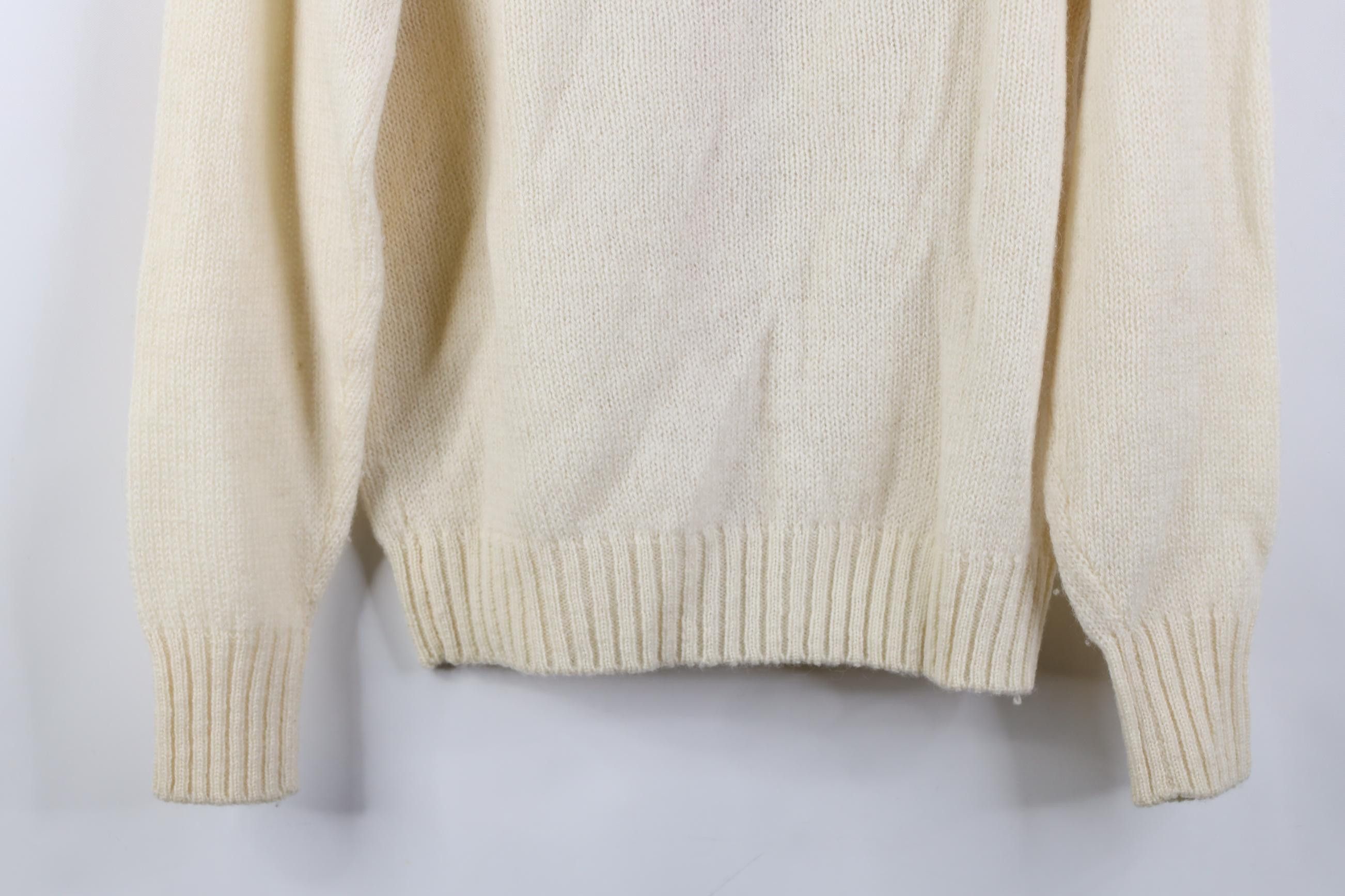 Vintage Vintage 50s 60s Rockabilly Wool Knit Cardigan Sweater USA Size M / US 6-8 / IT 42-44 - 10 Thumbnail