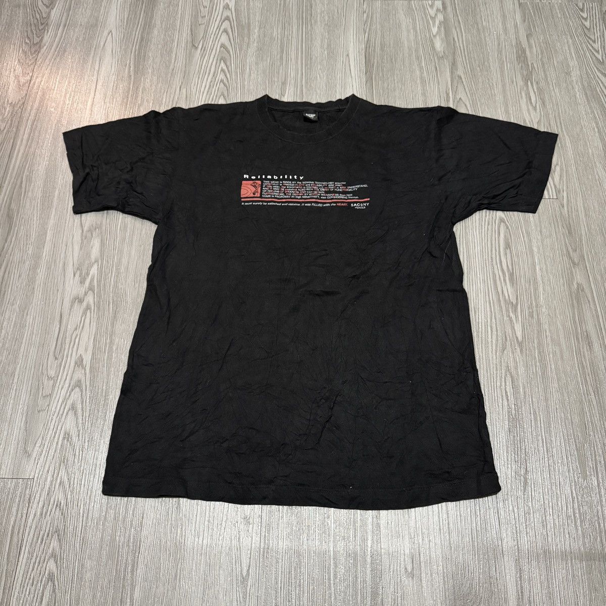 Y's × Yohji Yamamoto Sacsny Y'saccs Tshirts Size US L / EU 52-54 / 3 - 1 Thumbnail