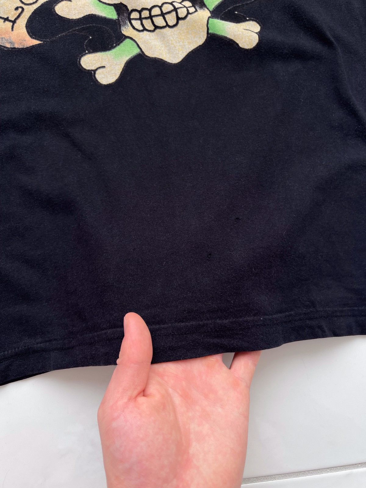 Ed Hardy × Vintage Vintage Y2k Ed Hardy Love Kills Slowly Tee Skull Size US S / EU 44-46 / 1 - 7 Thumbnail
