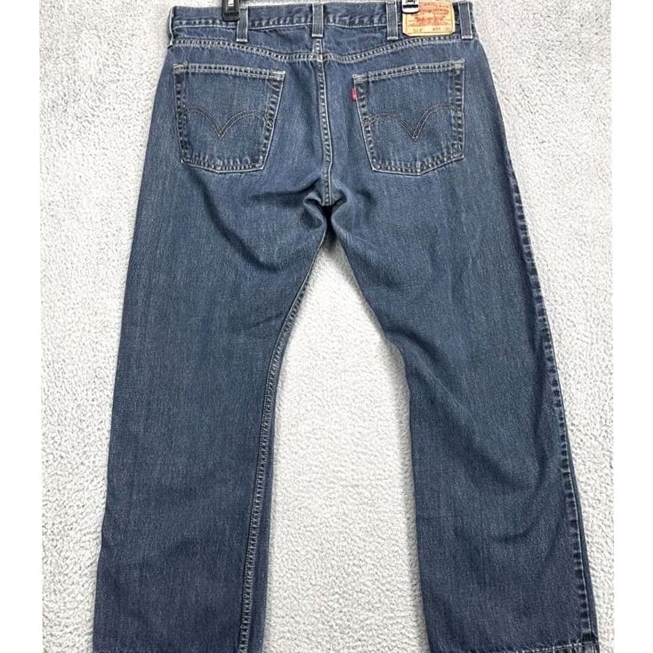 Levi's Levi's 514 Jeans Mens 38X30 Blue Slim Straight Cotton Denim Red Tab Pockets Denim Pants Straight Slim Mens 38X30 Blue Levi's 514 Jeans Mens Size US 38 / EU 54 - 2 Thumbnail
