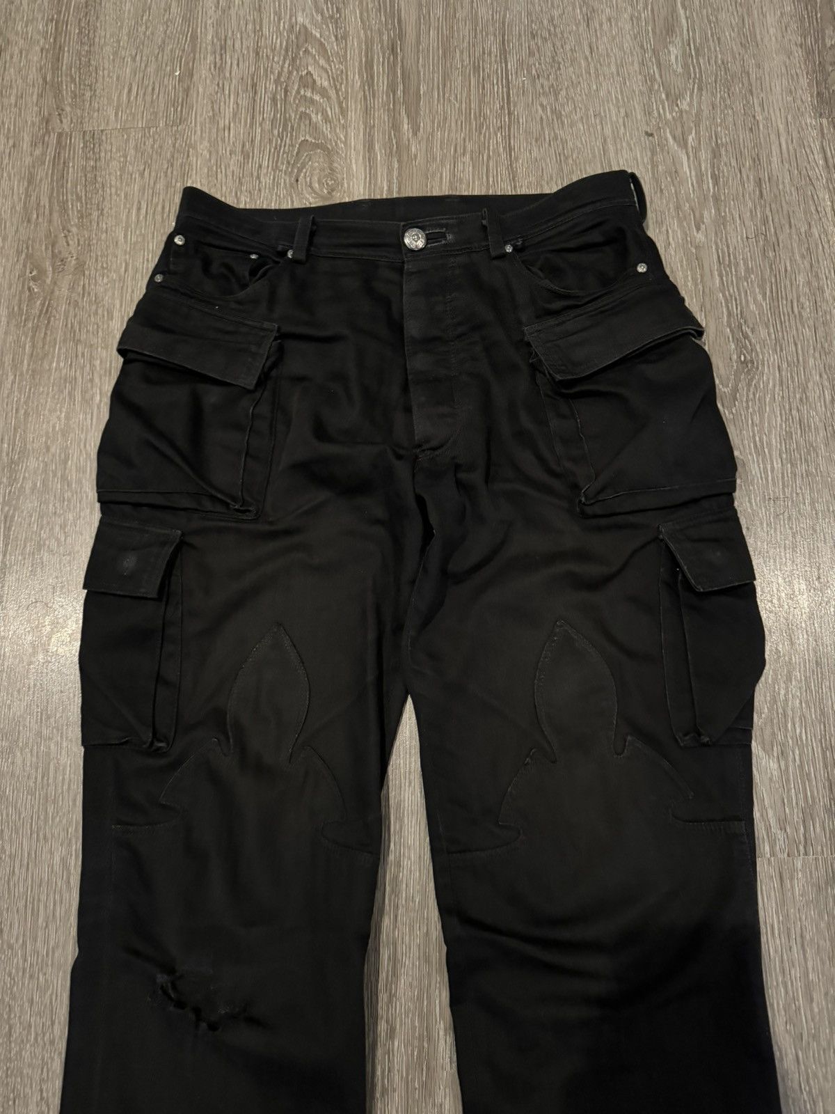 Chrome Hearts Chrome Hearts Vintage Fleur Knee Fatigue 9 PKT Cargo 