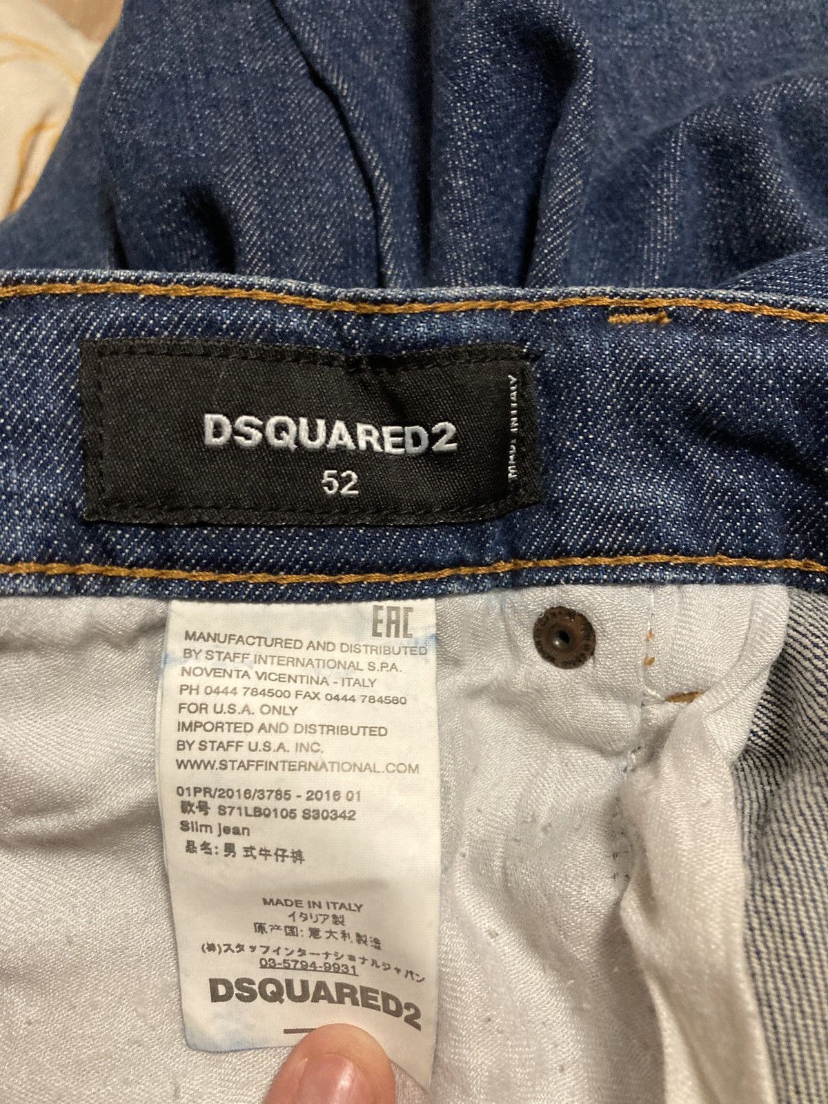 Dsquared2 Slim jean DSQUARED2 Size US 36 / EU 52 - 3 Thumbnail