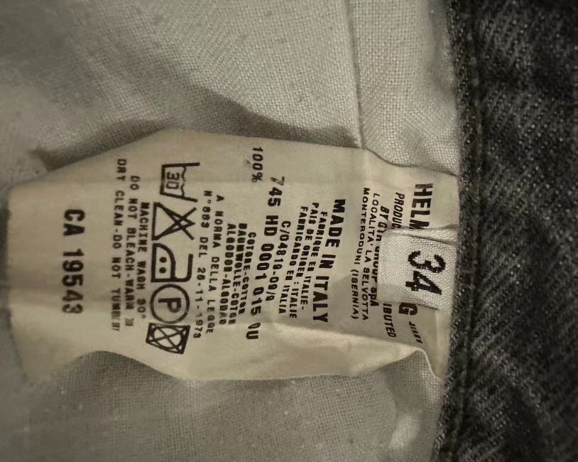 Helmut Lang Helmut Lang's black and gray jeans2412-Nextarrow Size US 34 / EU 50 - 4 Thumbnail