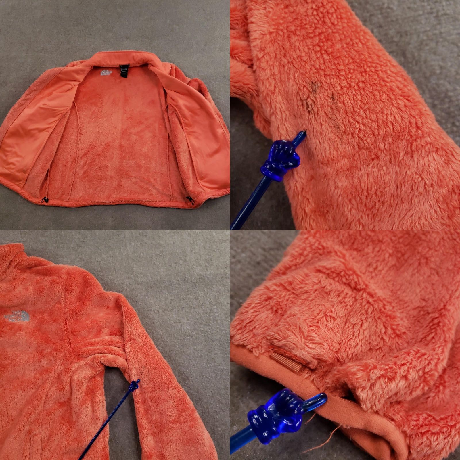 The North Face VINTAGE? No. Use The North Face Jacket Womens XL Orange Fleece Full Zip Pockets Warm Size XL / US 12-14 / IT 48-50 - 8 Thumbnail