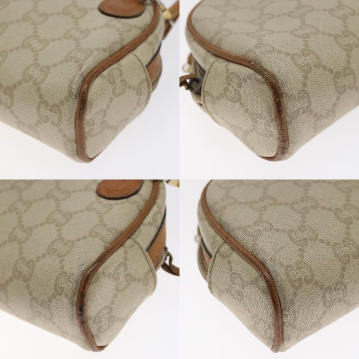 Gucci GUCCI GG Plus Supreme Shoulder Bag Pvc Ivory Gold Size ONE SIZE - 10 Thumbnail