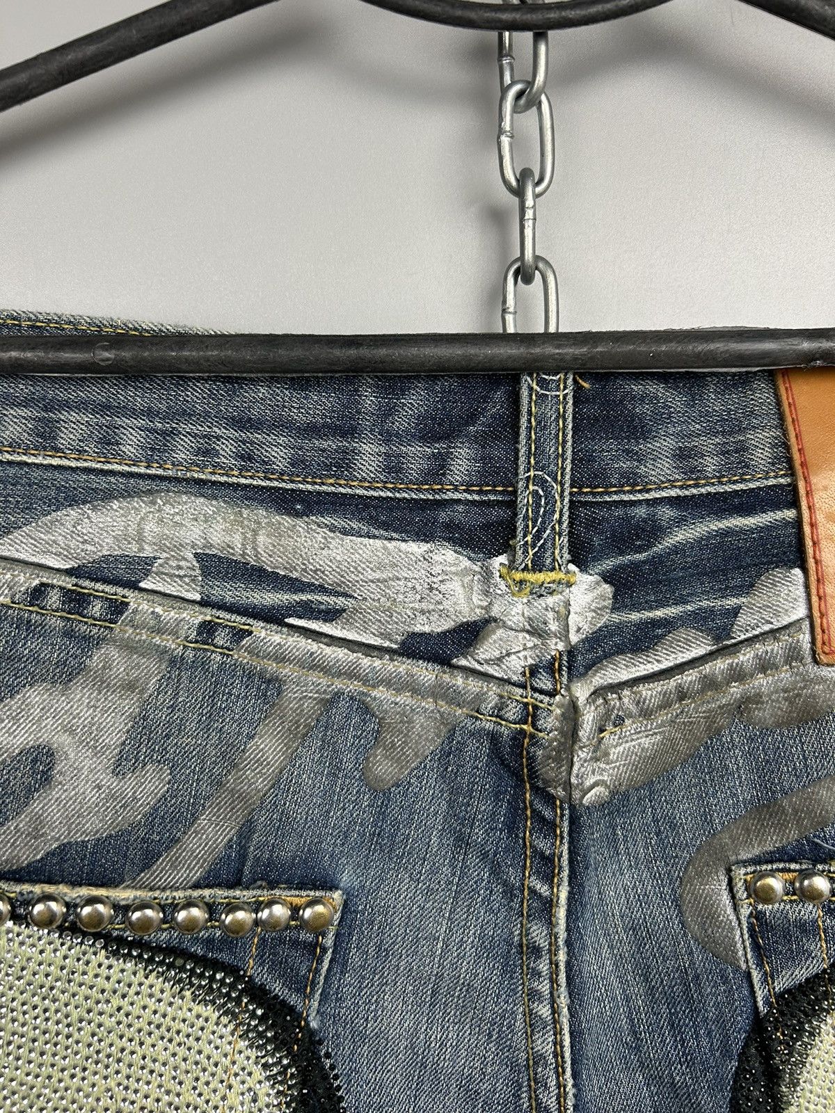 Vintage Ed Hardy Jeans Skull Big Logo
