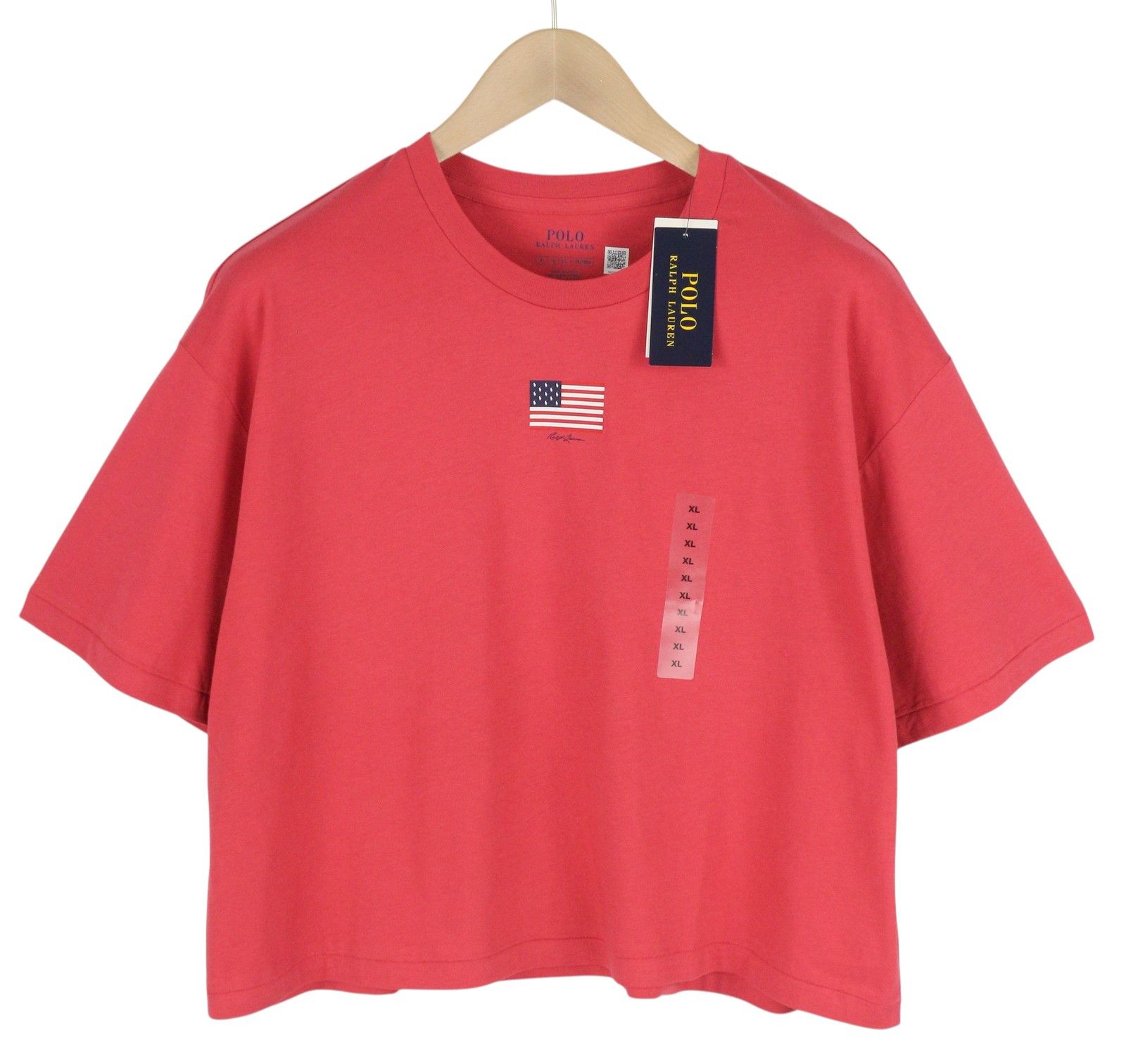 Polo Ralph Lauren XL Red Short Sleeve Crew Neck Tricot T-Shirt 84723 Size XL / US 12-14 / IT 48-50 - 1 Thumbnail
