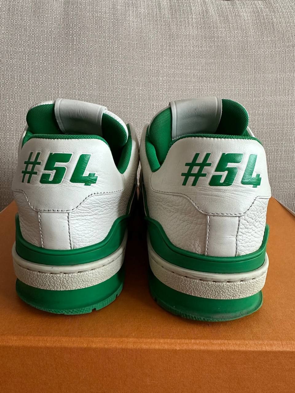 Louis Vuitton Louis Vuitton Trainer Signature White Green Size US 7.5 / EU 40-41 - 3 Thumbnail