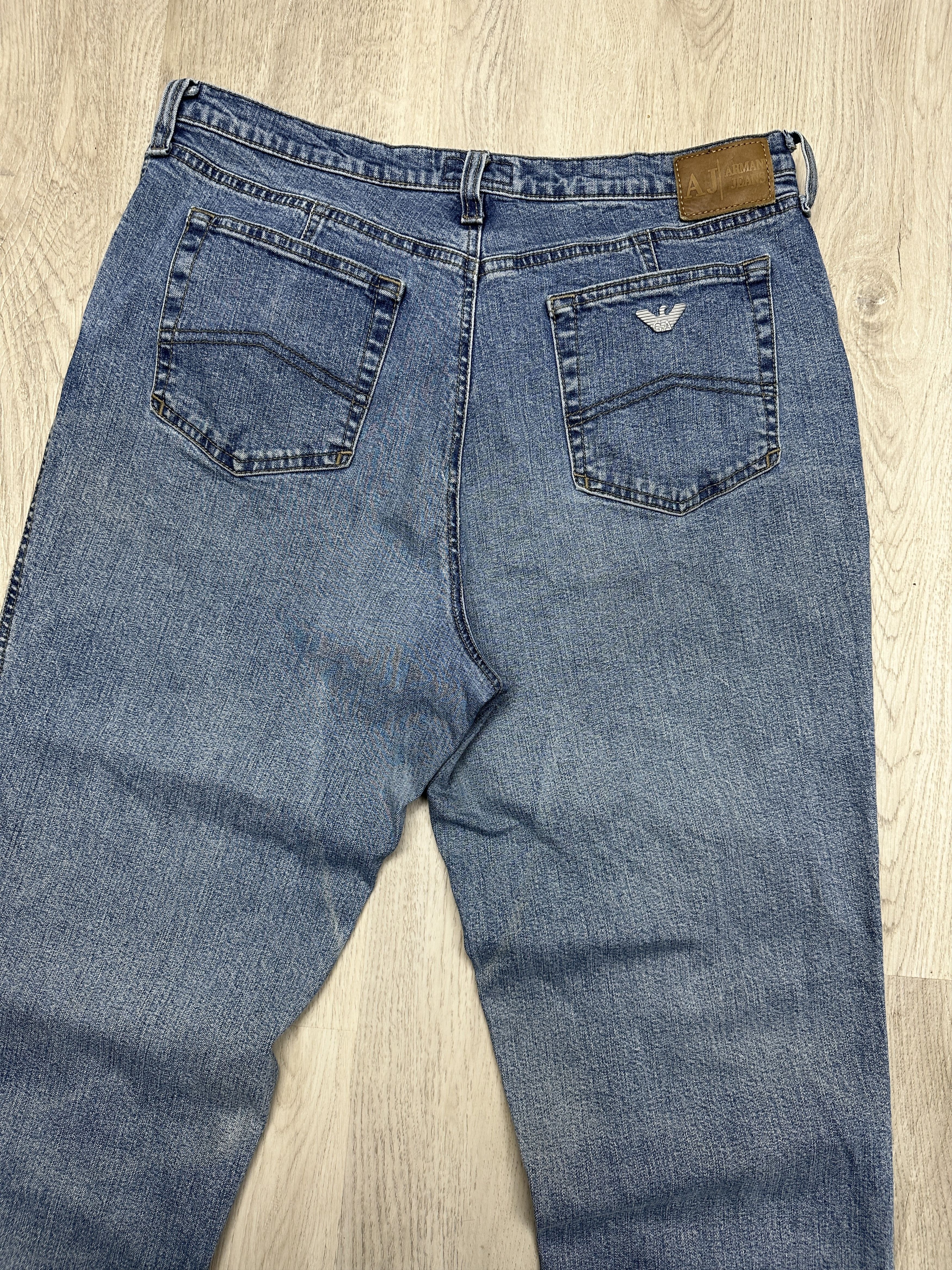Armani Armani Jeans 90s Vintage Mens Denim Pants Jeans Size US 33 - 2 Thumbnail