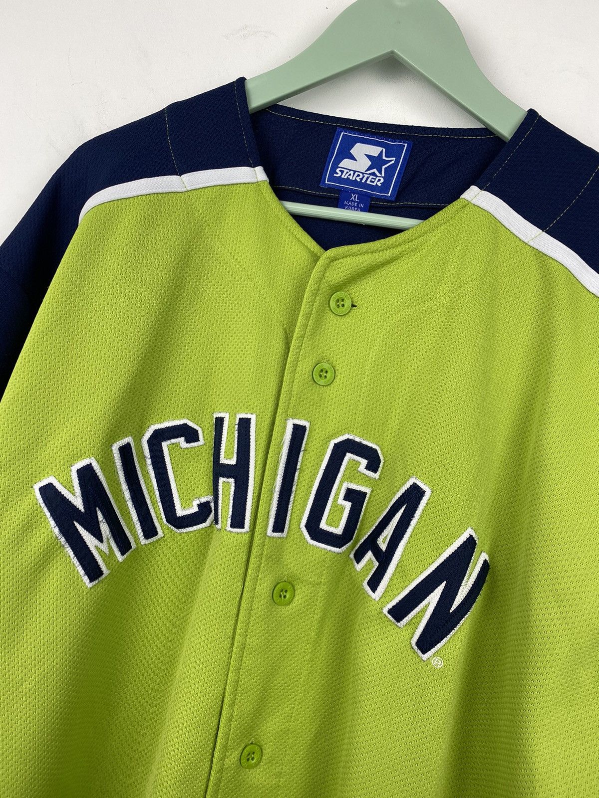 Starter Vintage Michigan Wolverines Starter Jersey Dodgers Mets Size US XL / EU 56 / 4 - 2 Thumbnail