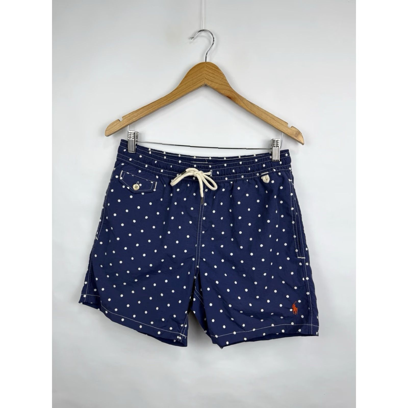 Polo Ralph Lauren Polo Ralph Lauren Nylon Swim Trunks Shorts Casual Swimsuit S Dark Blue Mens Shorts Size US S / EU 44-46 / 1 - 3 Thumbnail