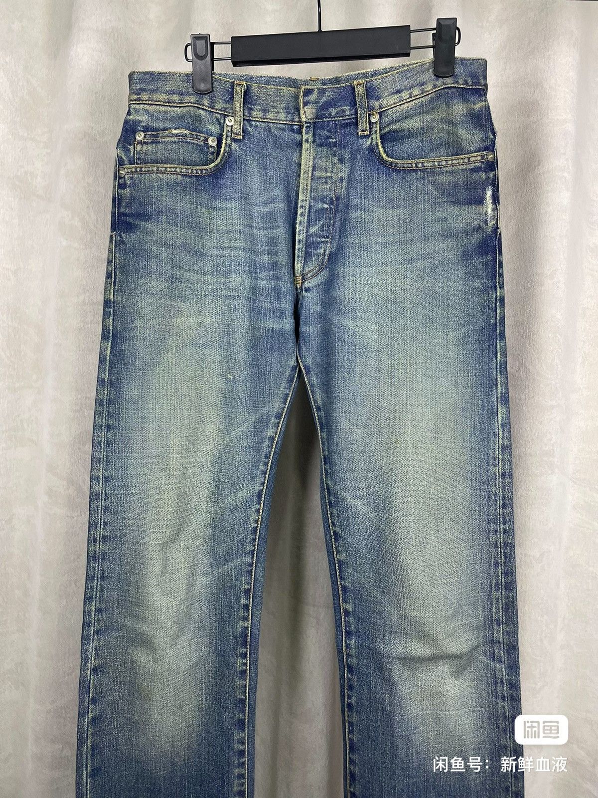 Dior Dior homme aw2004 distressed denim jeans Size US 28 / EU 44 - 3 Thumbnail