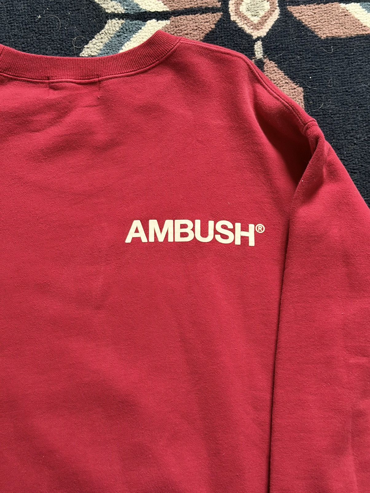 Ambush Design Ambush SSENSE Exclusive Red Nobo Sweatshirt Size US L / EU 52-54 / 3 - 7 Thumbnail