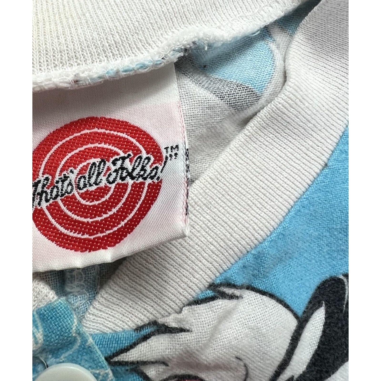 Vintage VINTAGE 90s Looney Tunes Sylvester Sleepwear Night Gown Blue Womens L Costume Shirt? Size ONE SIZE - 4 Thumbnail