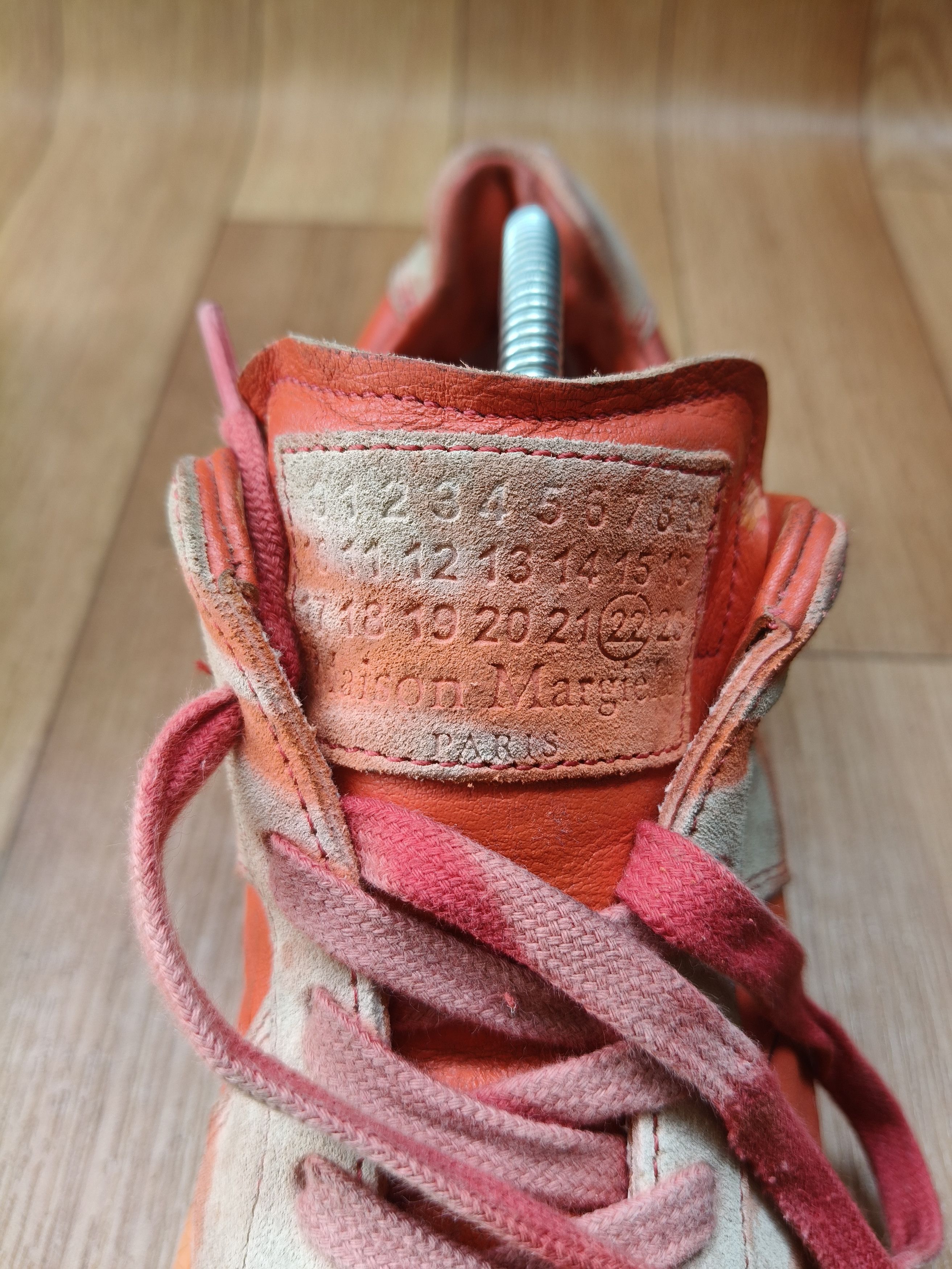 Maison margiela orange red replica gats