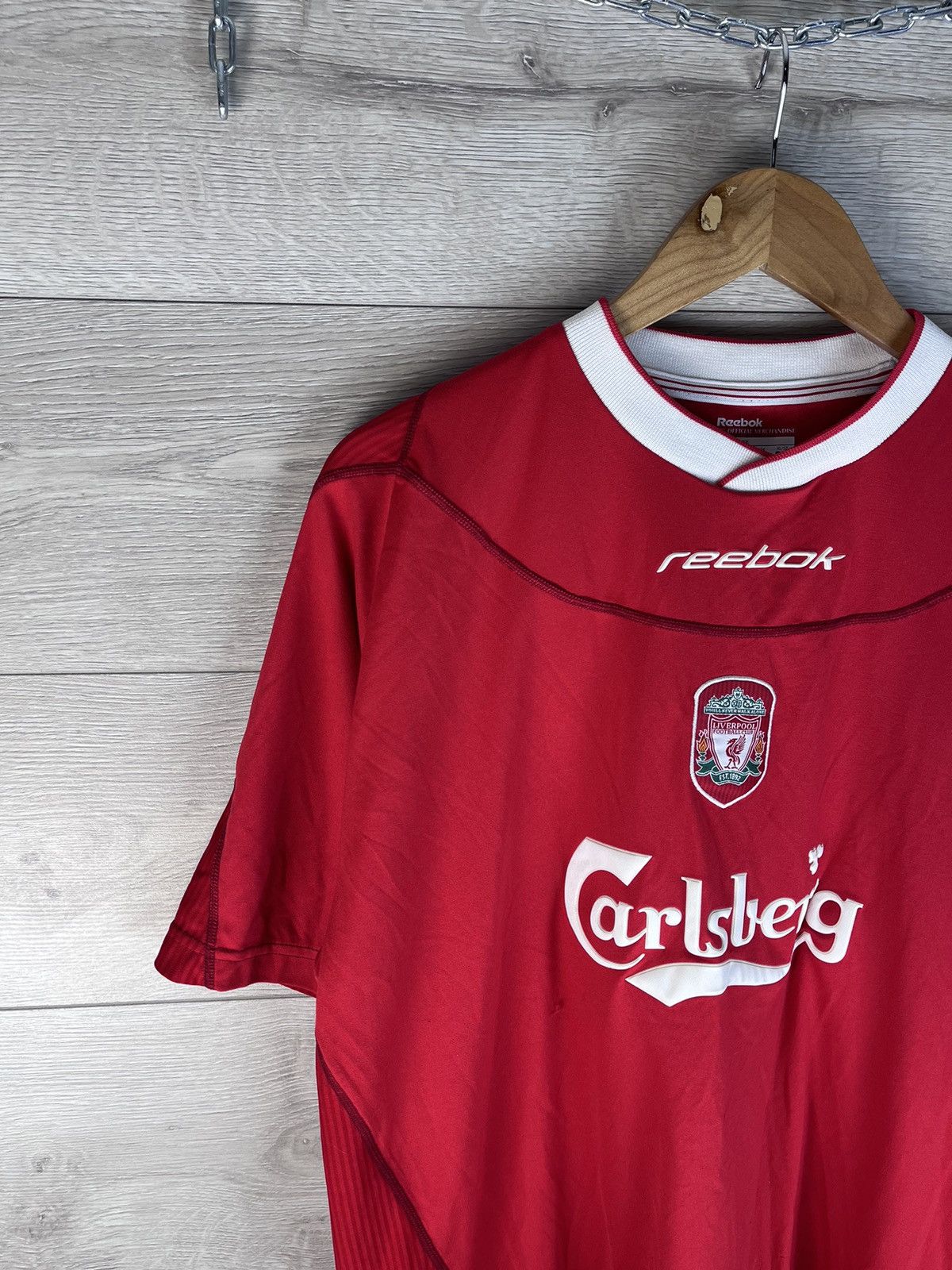 Reebok Vintage men's soccer jersey Reebok FC Liverpool size Xl 8/9s Size US XL / EU 56 / 4 - 2 Thumbnail