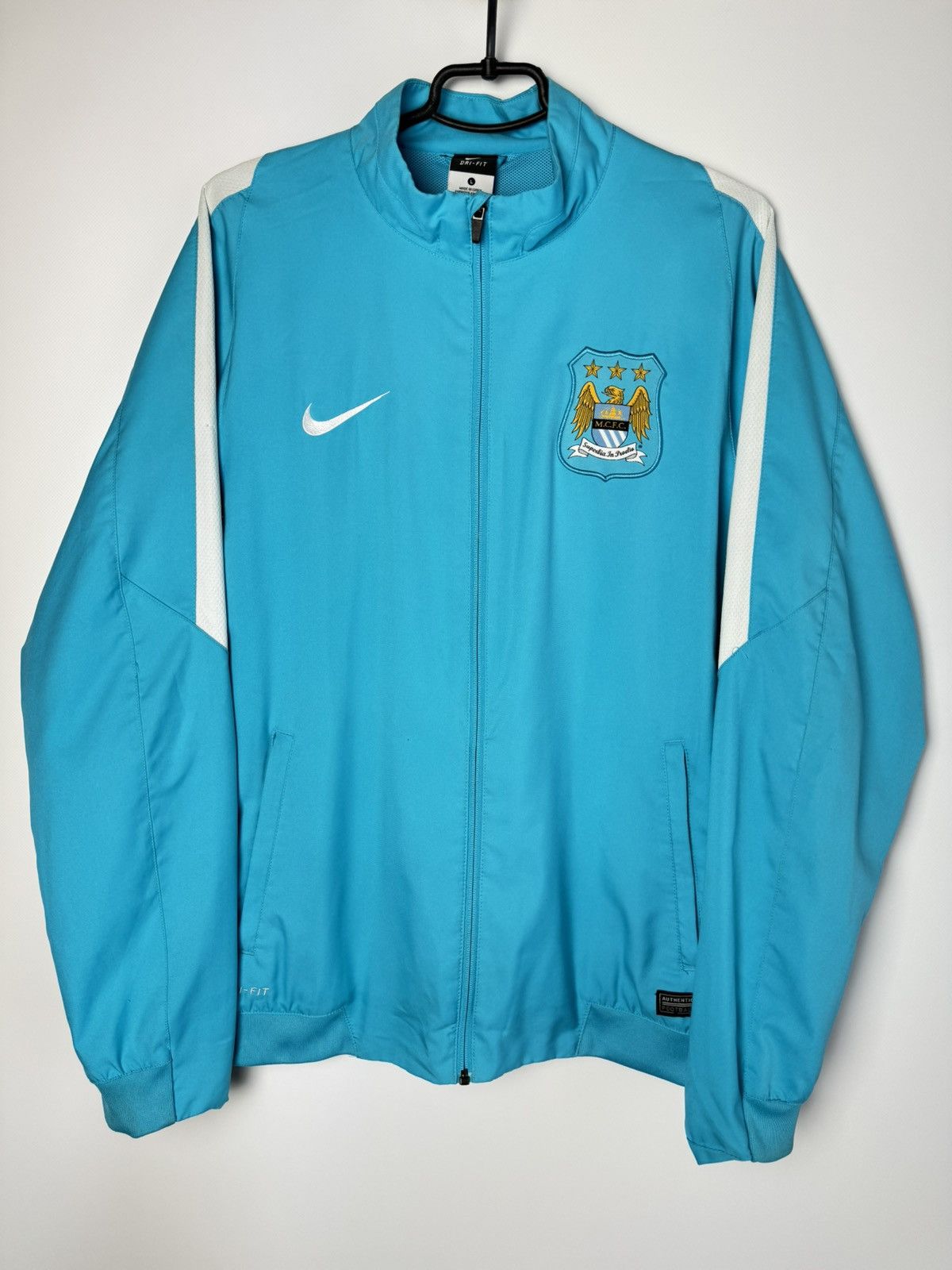 Nike Manchester City 2015 2016 Training Soccer Track Jacket Nike Size US L / EU 52-54 / 3 - 1 Thumbnail