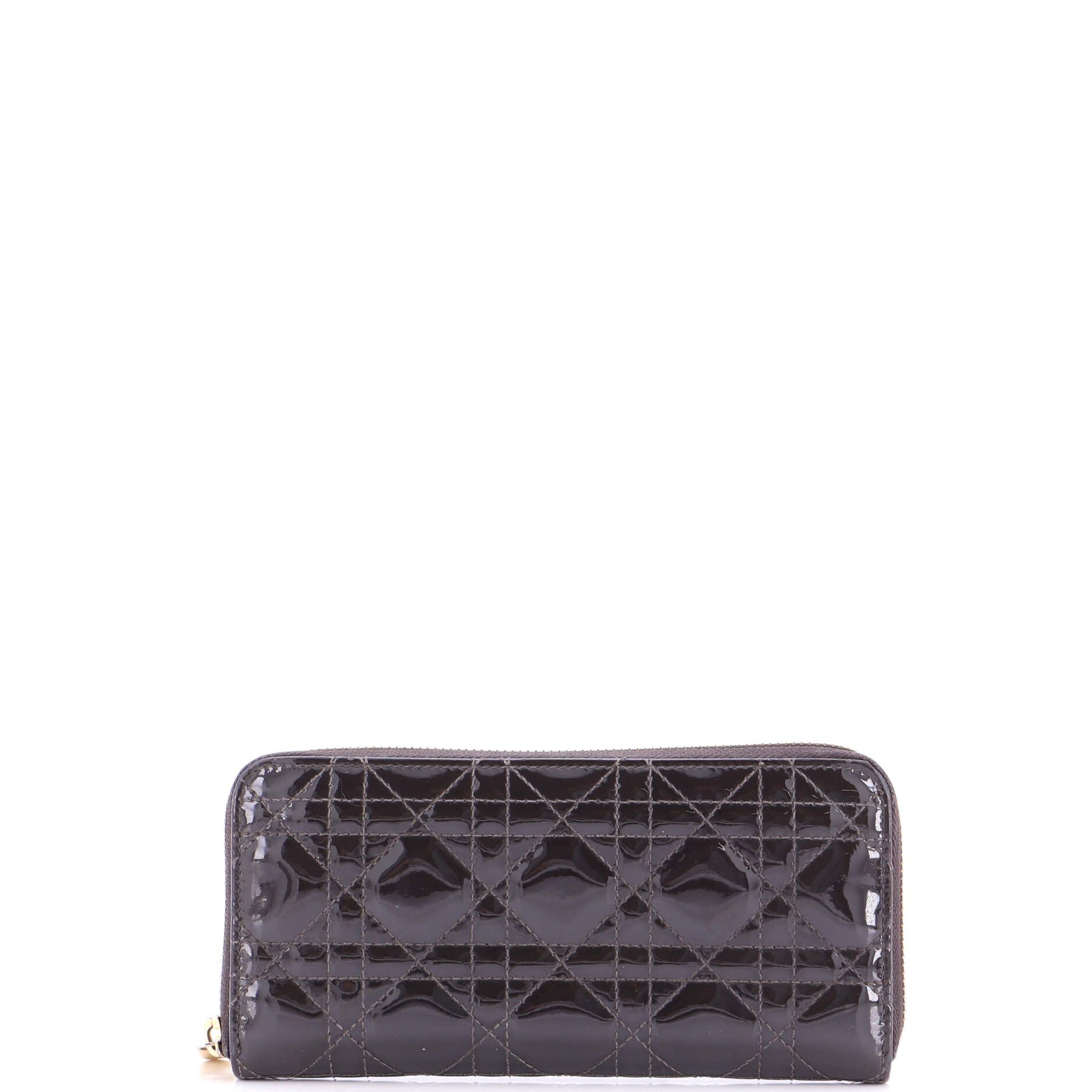 Dior Lady Dior Zip Around Wallet Size ONE SIZE - 1 Thumbnail