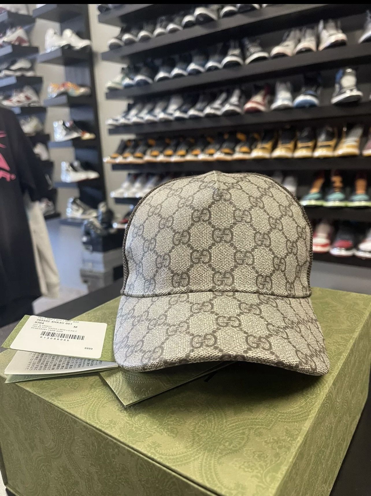 Gucci Size M - Gucci GG Baseball Cap Supreme Web Stripes Unisex Size ONE SIZE - 1 Thumbnail