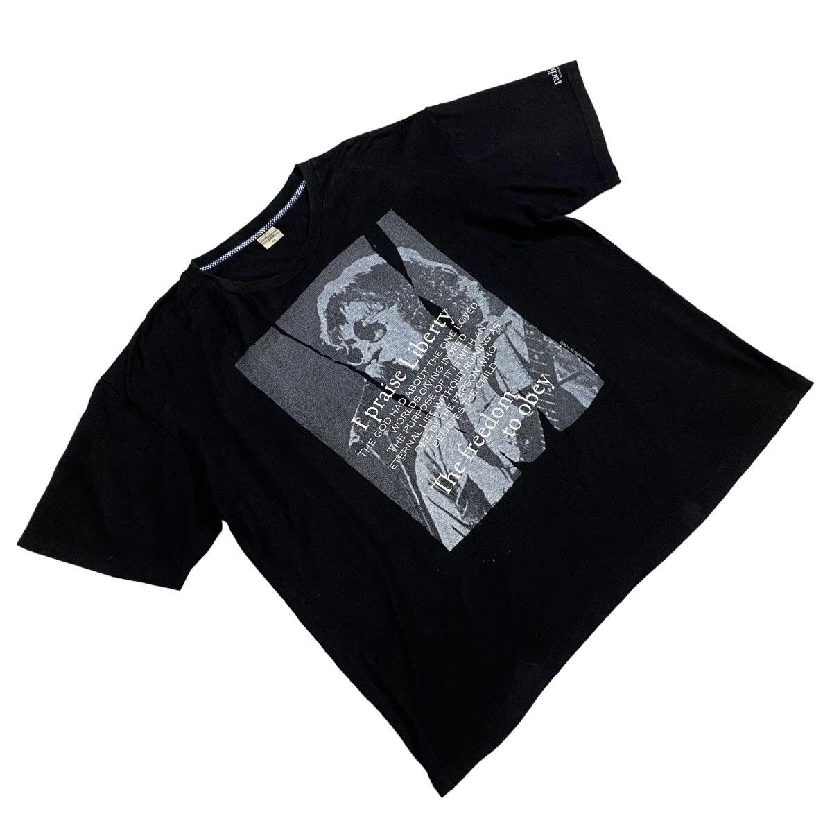 Band Tees John Lennon praise liberty the freedom to obey Size US L / EU 52-54 / 3 - 2 Thumbnail