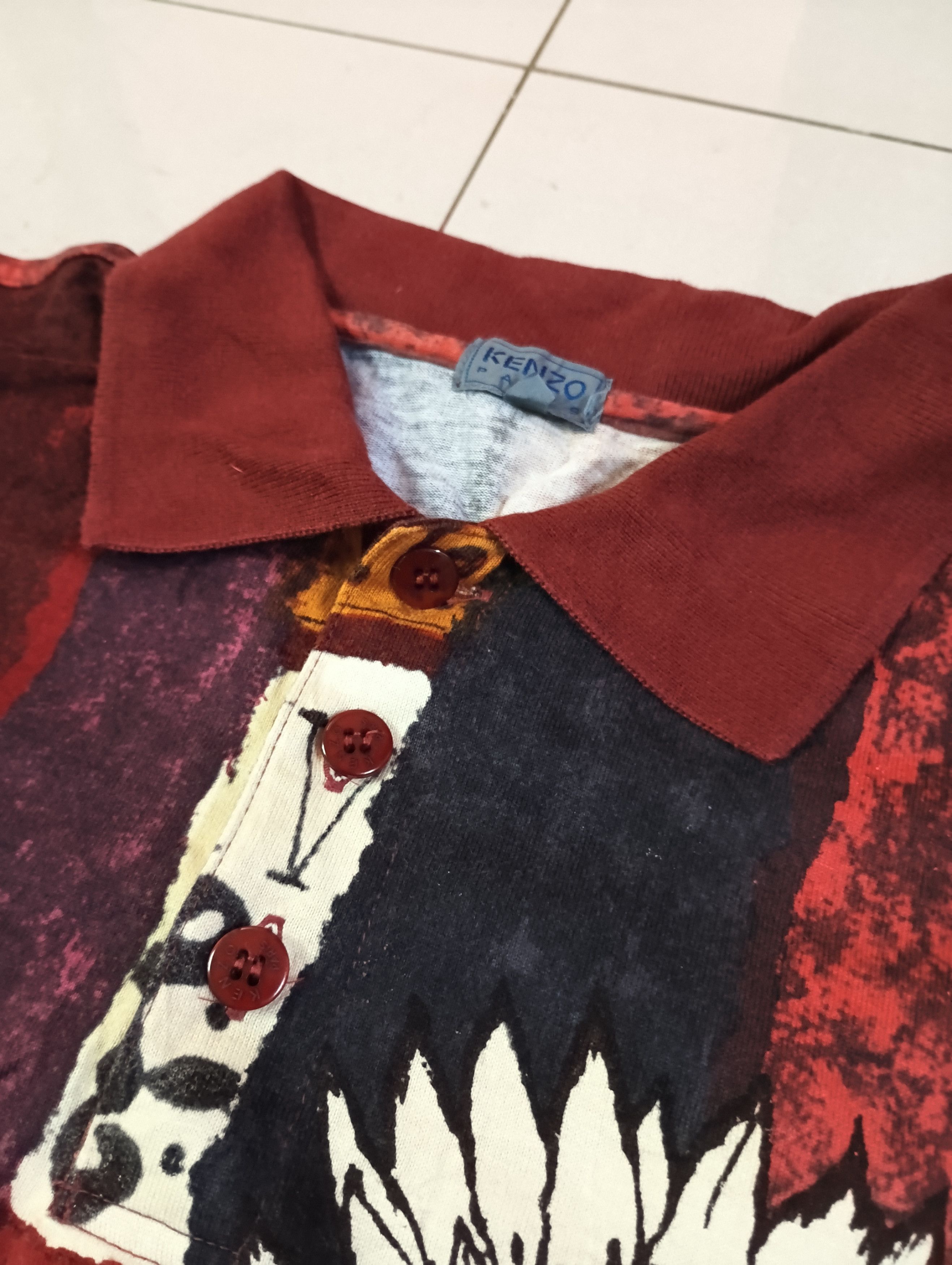 Kenzo × Vintage Vintage kenzo Paris art design tees Size US L / EU 52-54 / 3 - 3 Thumbnail