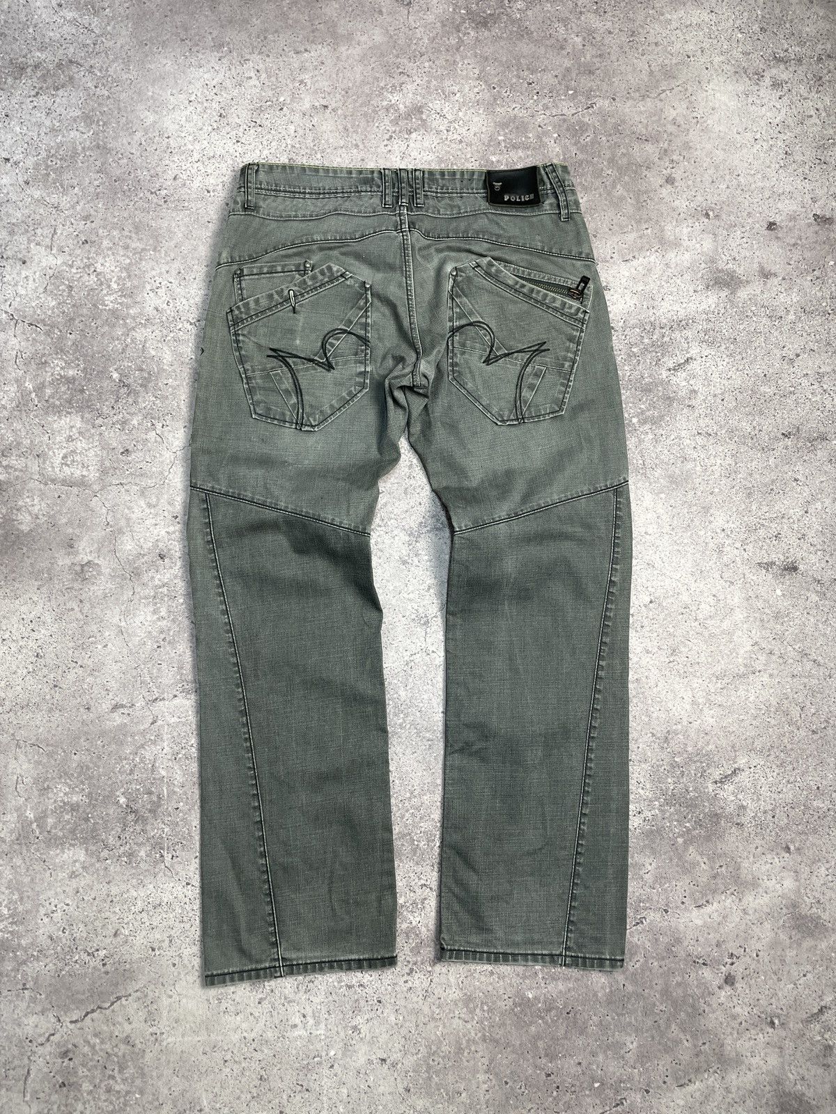 Vintage Vintage Distressed Y2K Police Cargo Jeans Pants Size US 34 / EU 50 - 13 Thumbnail
