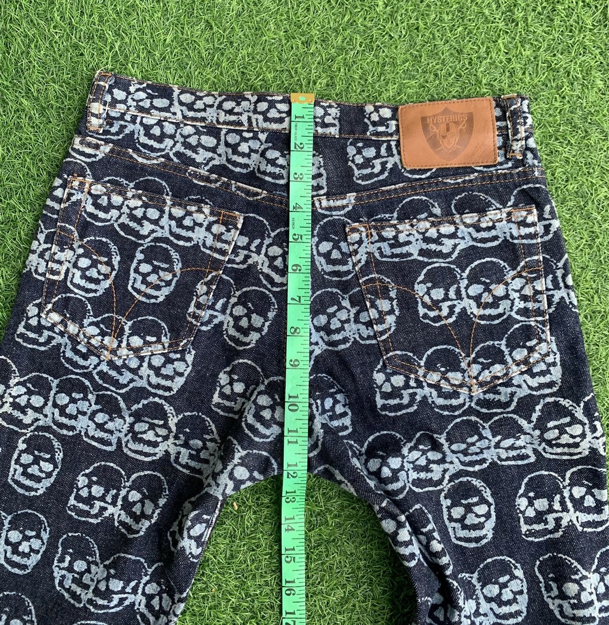 Hysteric Glamour 🔥Iconic 90s Vintage Hysteric Glamour Skull Head Over Printed Size US 29 - 24 Thumbnail