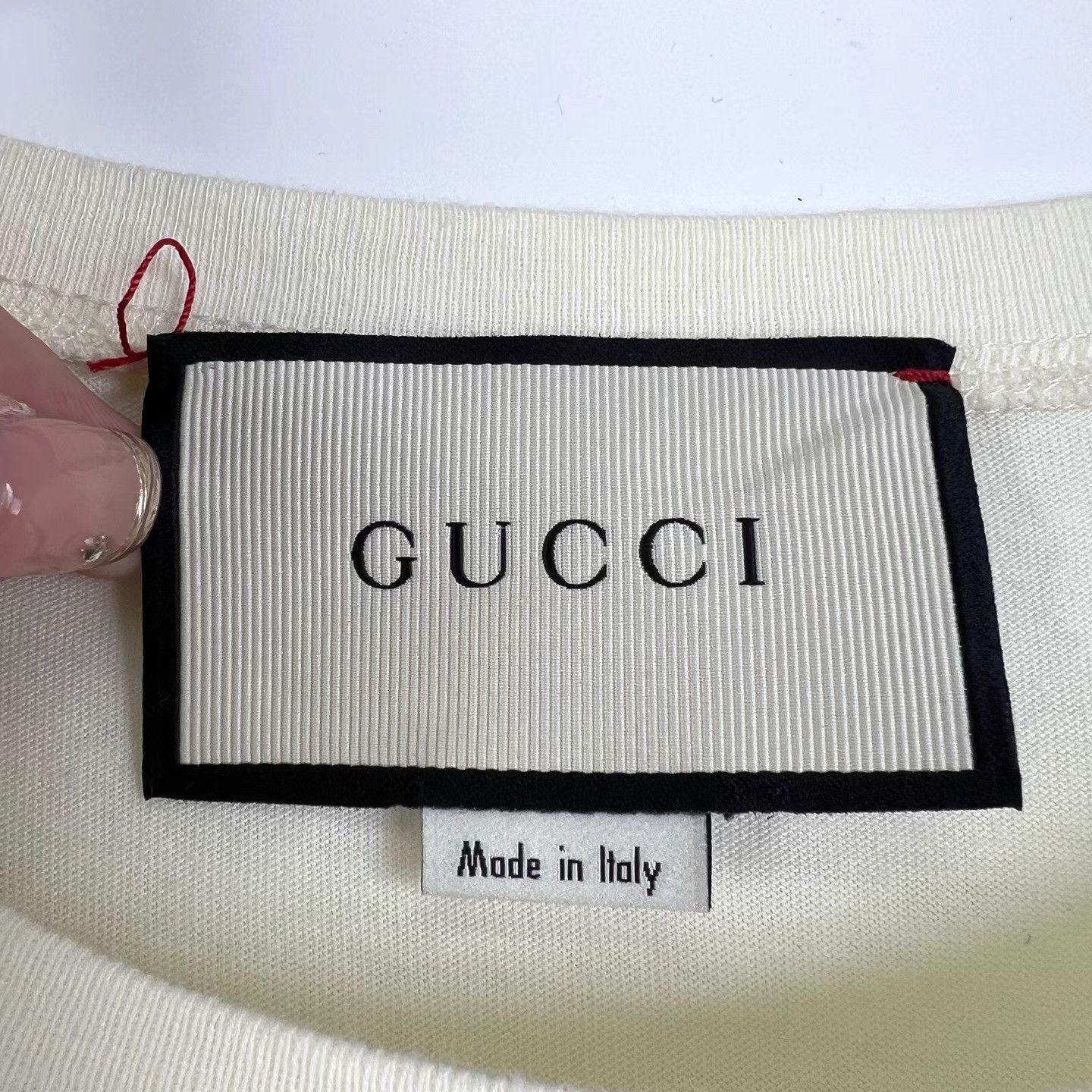 Gucci Gucci Off-White Leopard & Sequin Logo Print Short Sleeve K12 Size US M / EU 48-50 / 2 - 6 Thumbnail