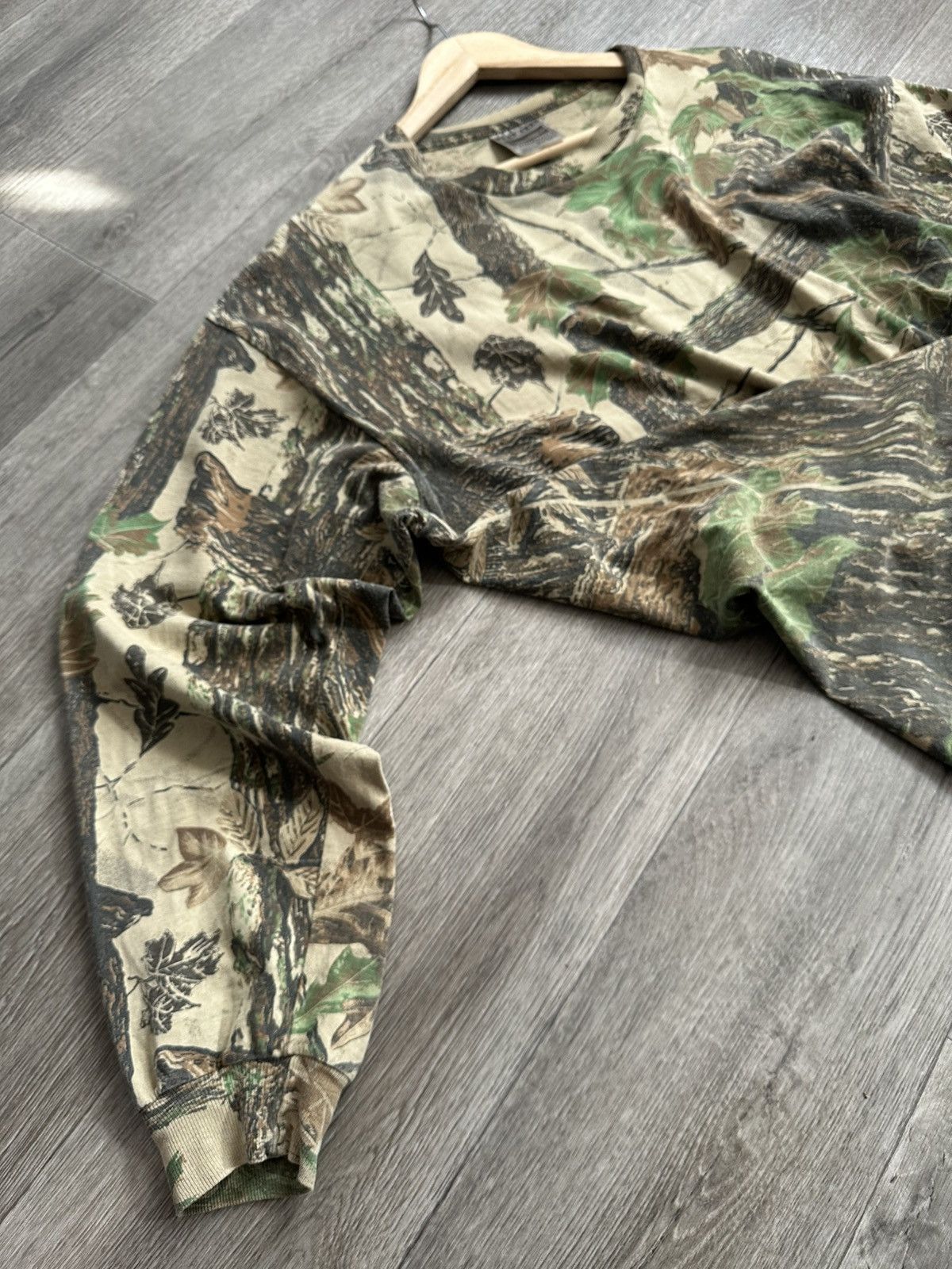 Jerzees 🫧Vintage 90s Jerzees Outdoors Realtree Camo Long Sleeve Size US XL / EU 56 / 4 - 7 Thumbnail