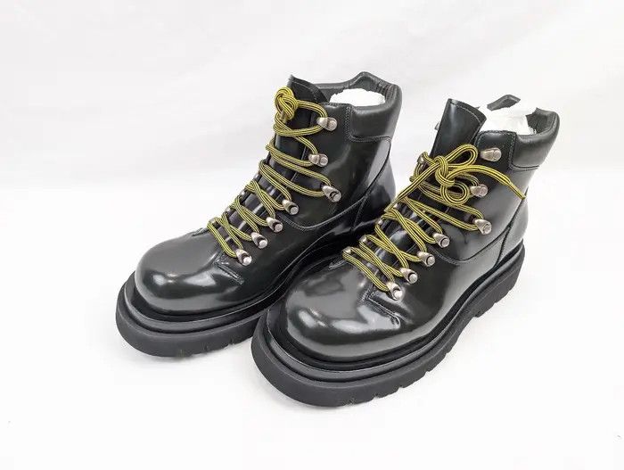Bottega Veneta o1rshd1 Lug Hiking Ankle Boots in Dark Green Size US 11 / EU 44 - 22 Thumbnail