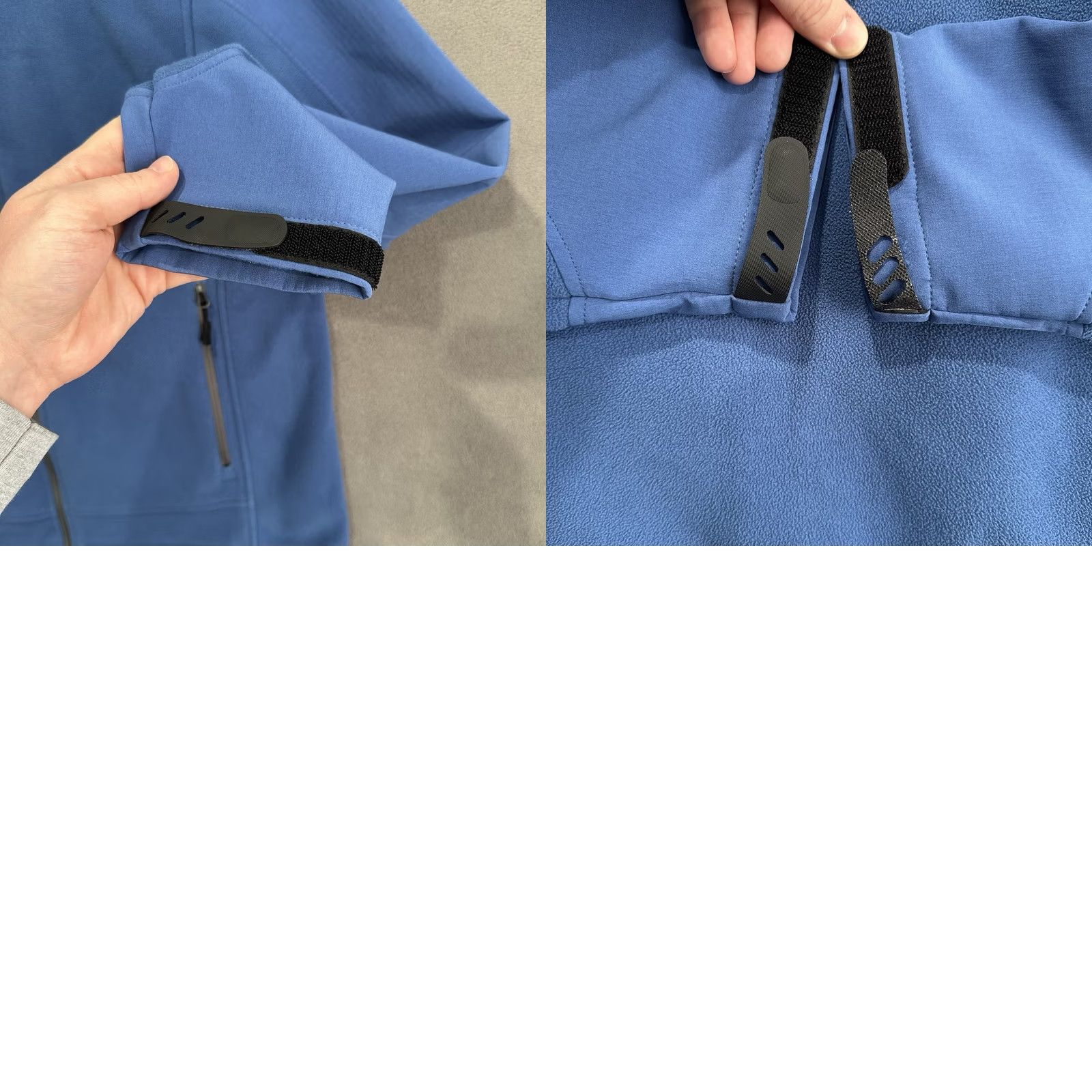 Lands' End Lands' End Jacket Mens Medium Blue Grid Fleece Lined Windcheck Full Zip Outdoor Size US M / EU 48-50 / 2 - 10 Thumbnail