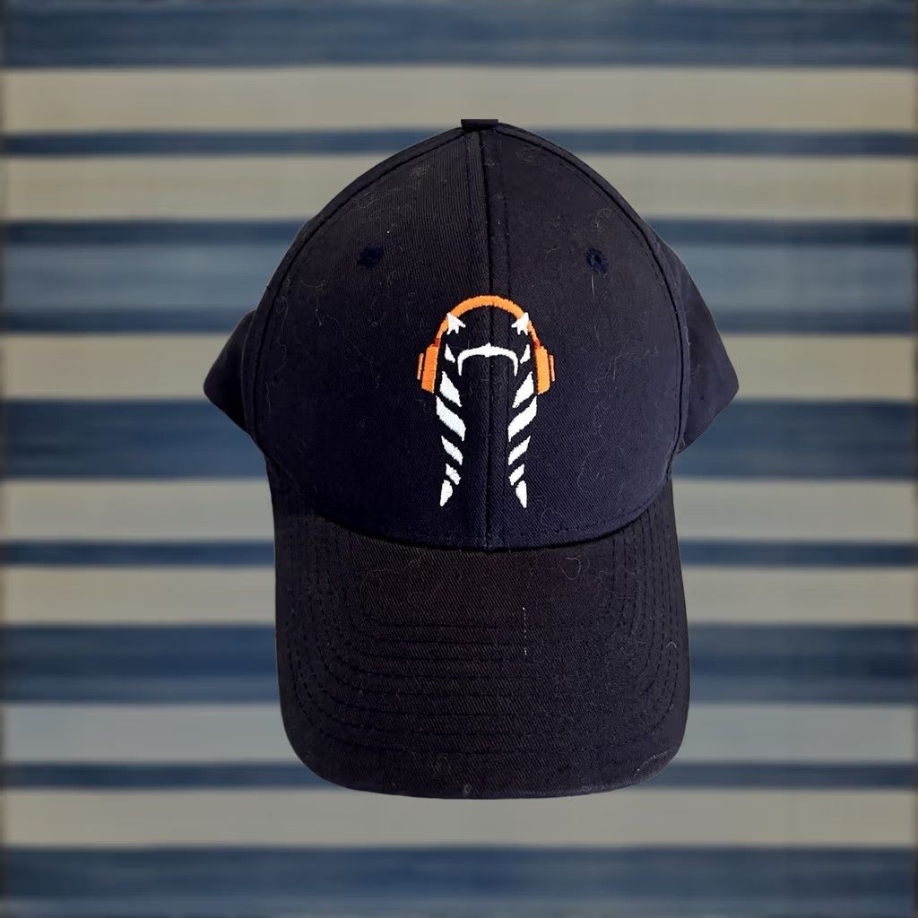 Star Wars VINTAGE RARE Ahsoka Star Wars Baseball Cap Hat Unisex Adults Adjustable Black Cap Functional Sound Department Crew Cobra Size ONE SIZE - 1 Thumbnail