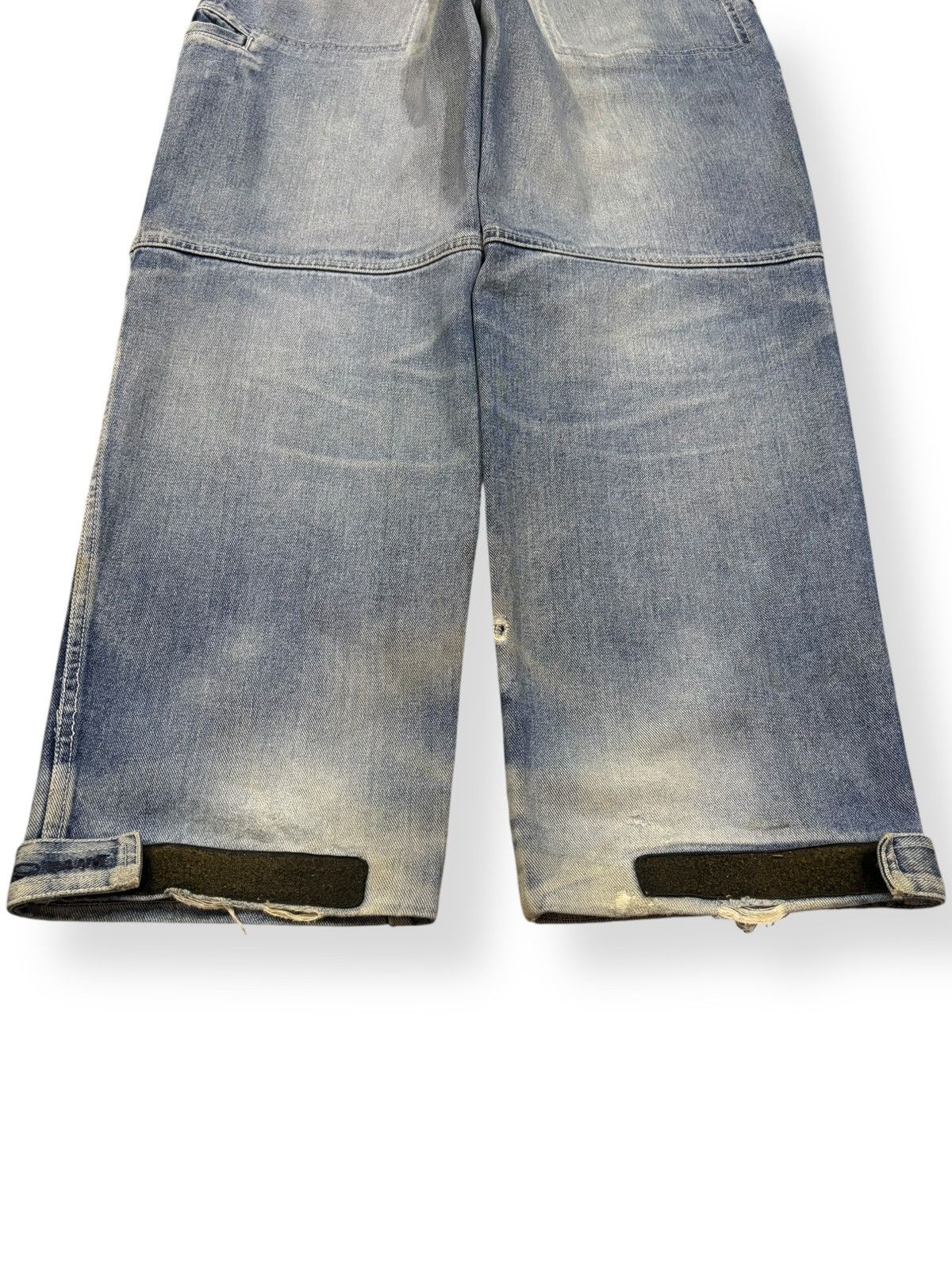 Vans Vintage Y2K Vans Double Knee Style Baggy Distressed Jeans Size US 30 / EU 46 - 14 Thumbnail