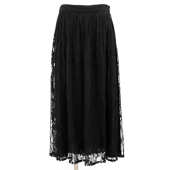 Celine Celine Celine Snake Pattern Lace Cotton Nylon Skirt Cotton Skirts 2J075483F DUTY FREE for USA Size ONE SIZE - 1 Thumbnail
