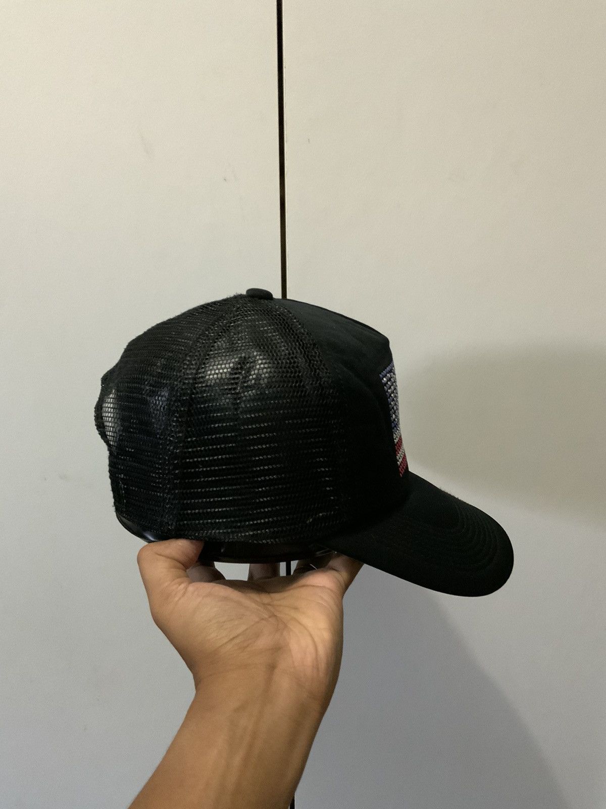 If Six Was Nine Castano Union Flag Usa Diamond Trucker Hat Size ONE SIZE - 5 Thumbnail