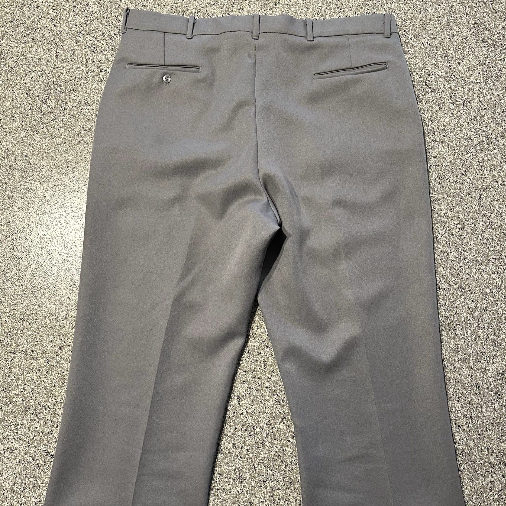 Vintage Vintage Comfort Action Pants Mens 40x30 Grey Dress Slacks All Seasons Made USA Pants Mens 40 Grey Vintage Comfort Action Size US 30 / EU 46 - 3 Thumbnail