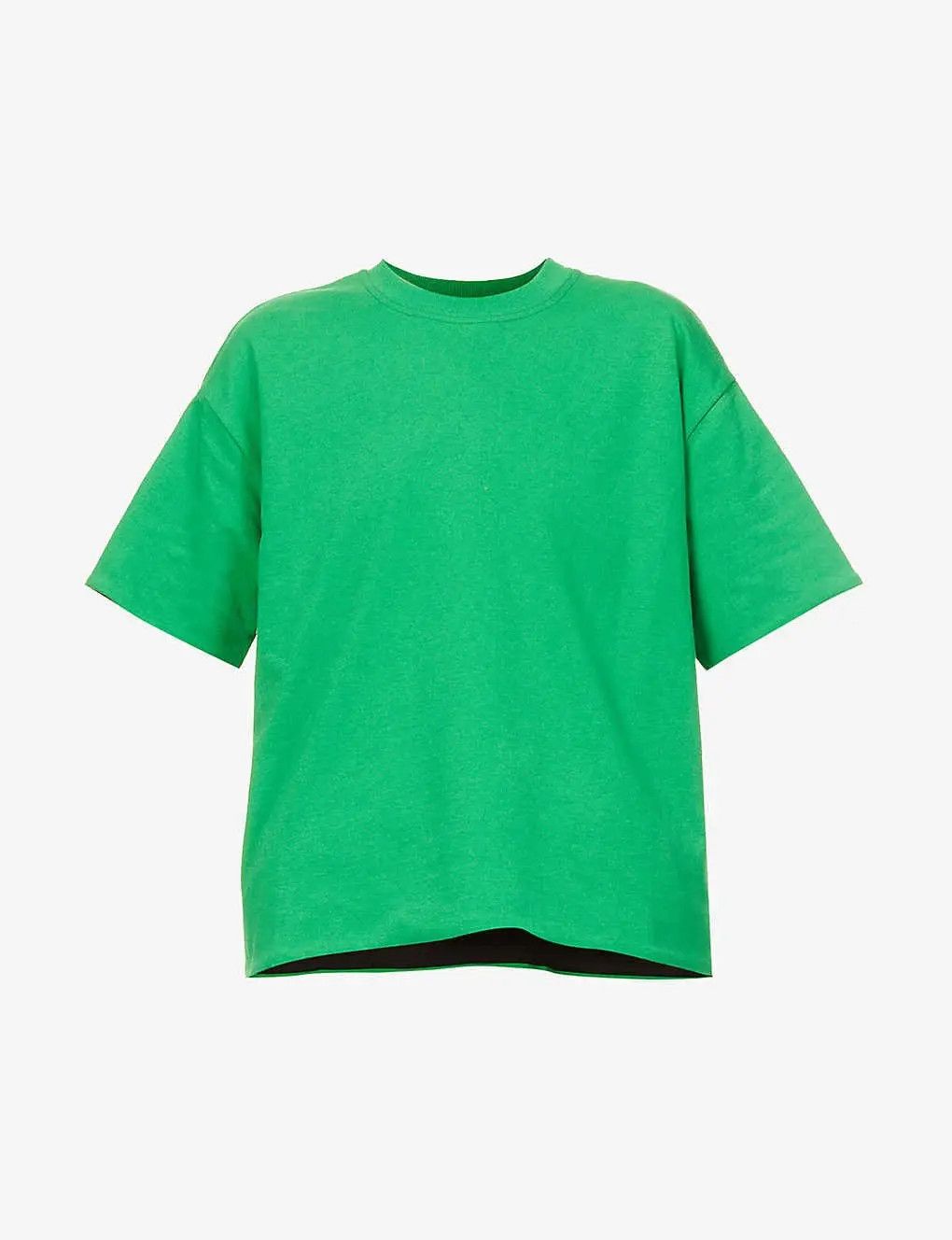 Bottega Veneta o1n1vont1224 T-Shirt in Black & Green Size XXS / US 00 / IT 34 - 2 Thumbnail
