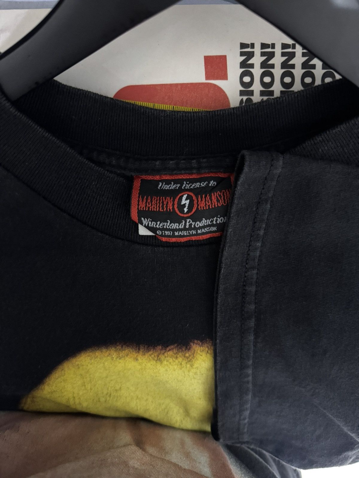 Marilyn Manson Vintage 1997 Marilyn Manson Sex Is Dead Lil Uzi Tee Size US L / EU 52-54 / 3 - 6 Thumbnail