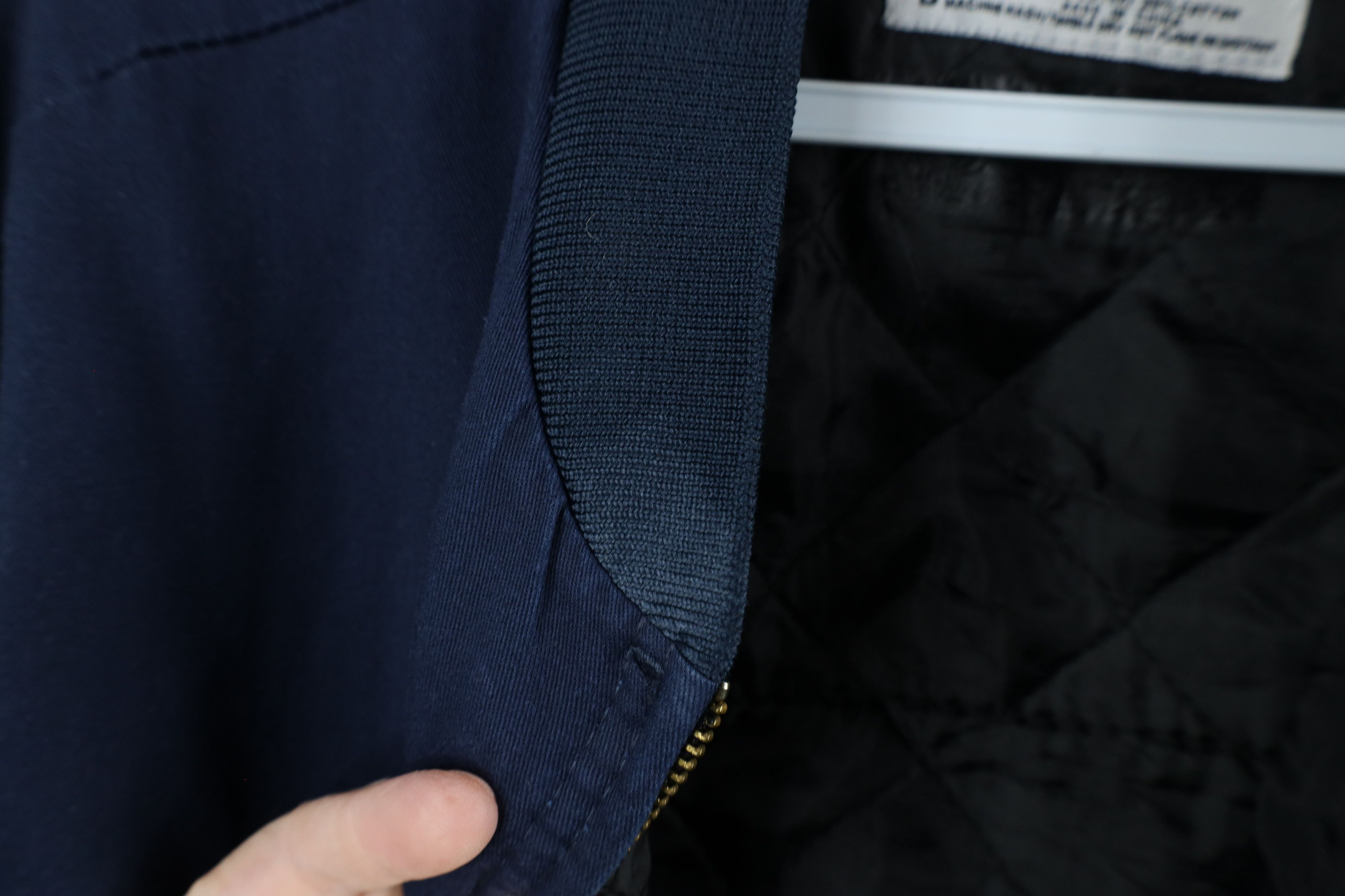 Vintage Vintage Quilted Walmart Auto Car Mechanic Bomber Jacket Blue Size US XXL / EU 58 / 5 - 7 Thumbnail